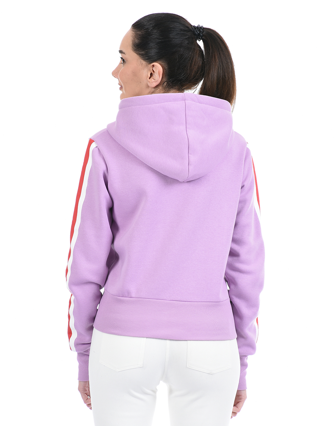 FCUK Women Purple Hooded Sweatshirt