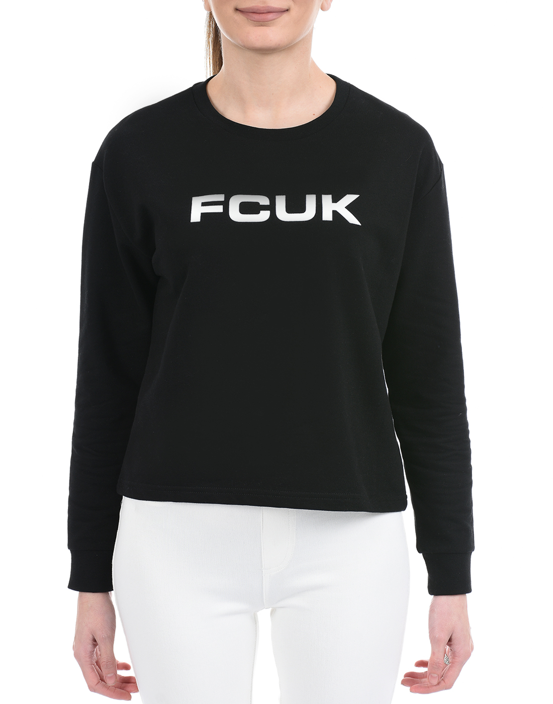 FCUK Women Black  Sweatshirt