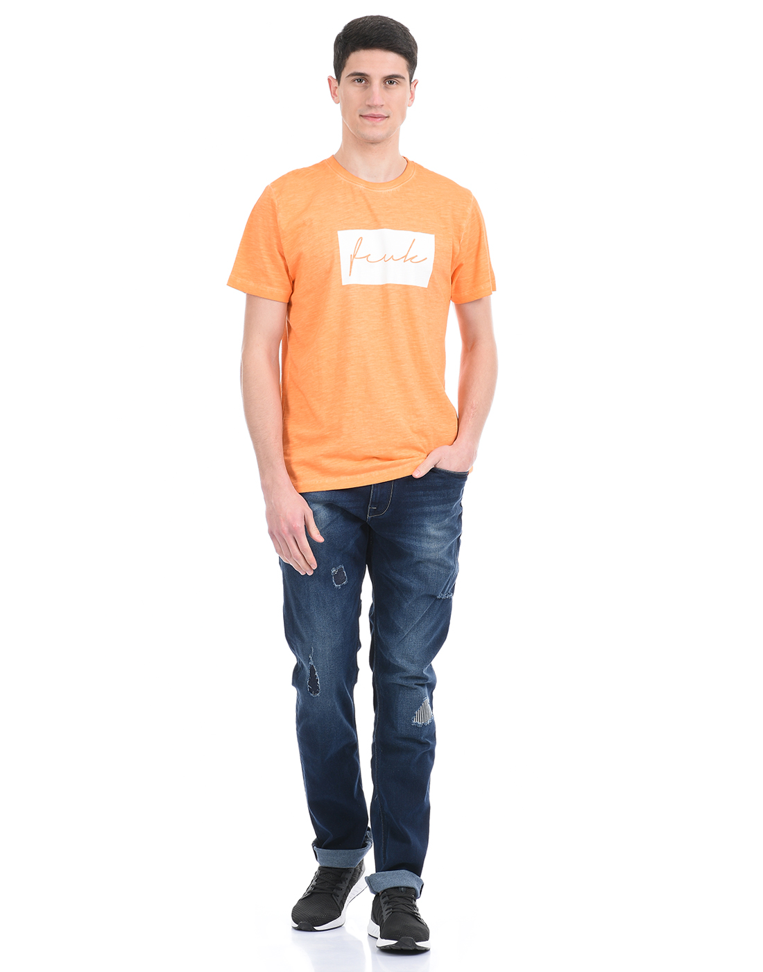 FCUK Men Blue Jeans