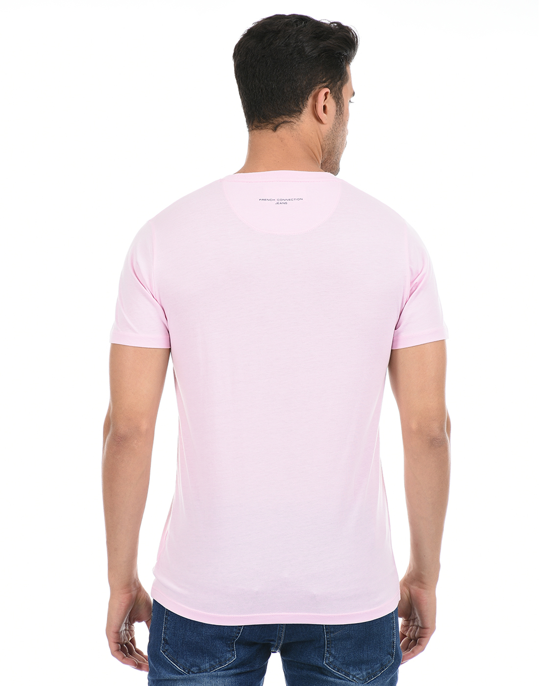 FCUK Men Pink T-Shirt