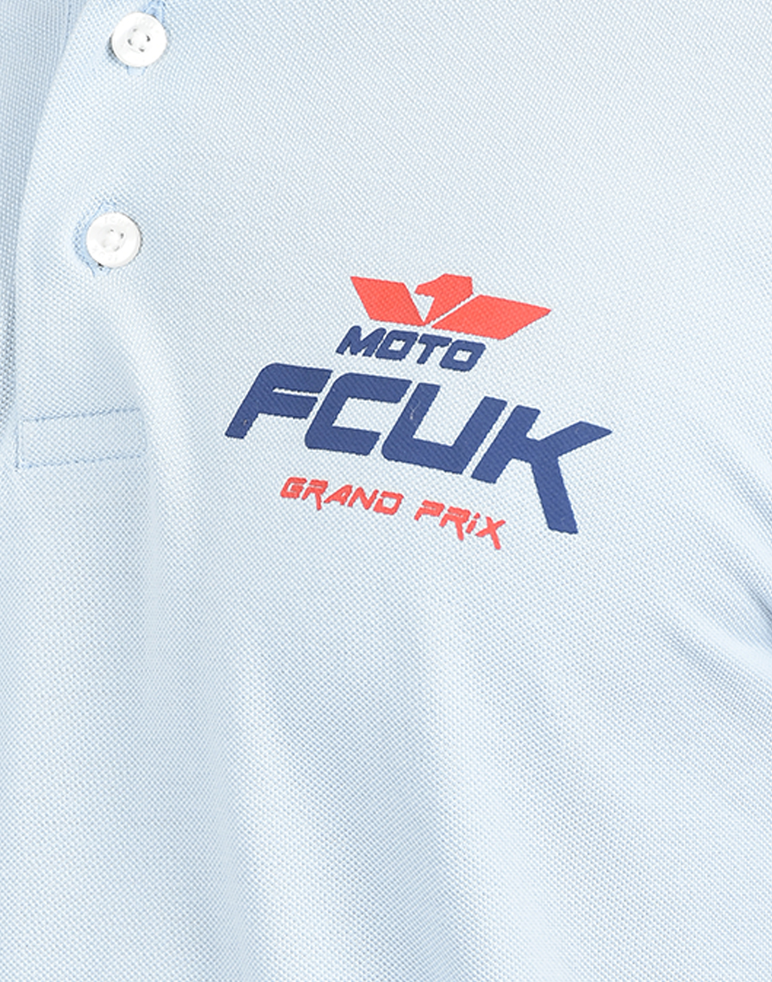 FCUK Men Blue Polo T-Shirt