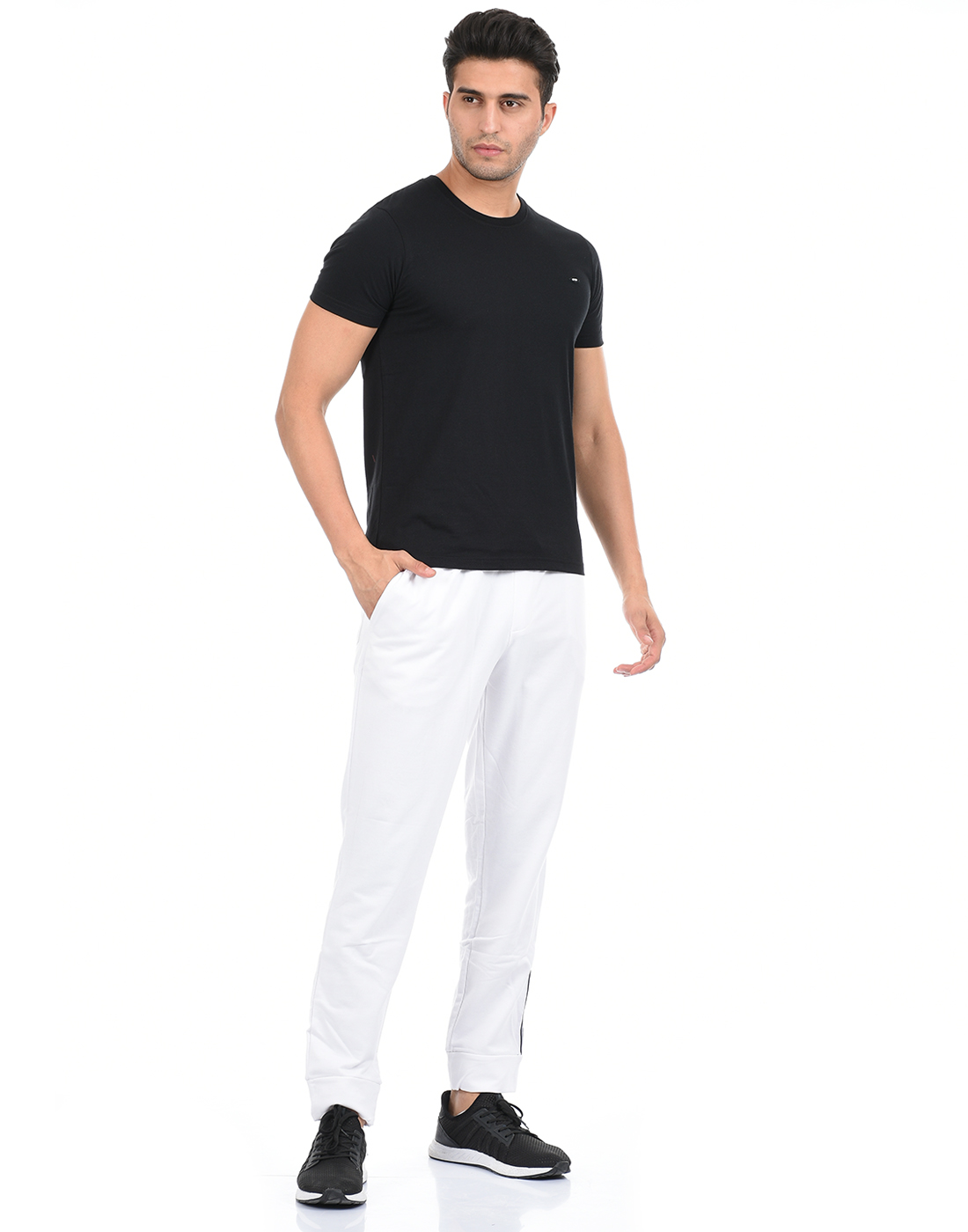 FCUK Men White Joggers