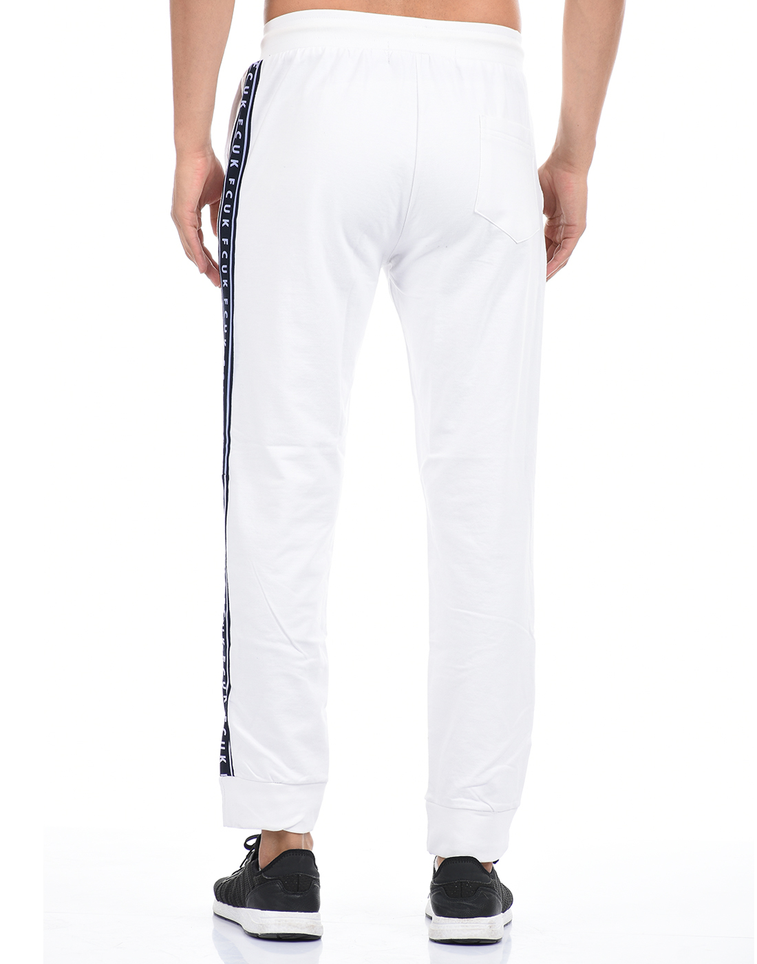 FCUK Men White Joggers