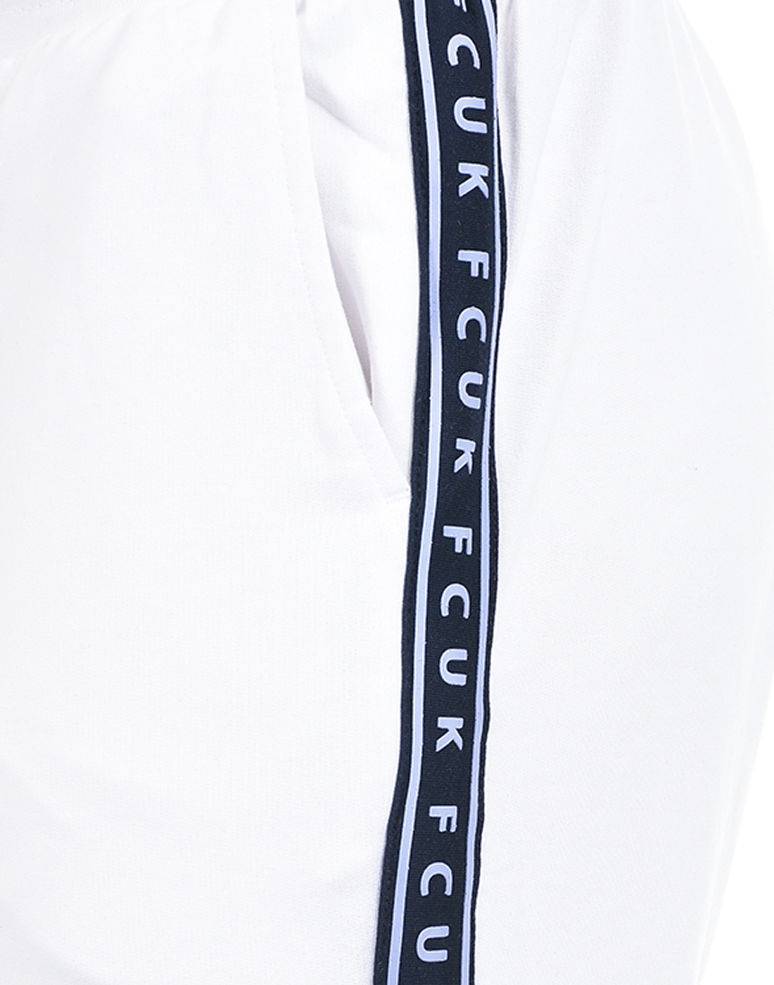 FCUK Men White Joggers