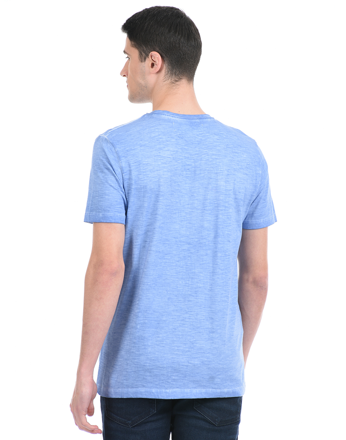 FCUK Men Blue T-Shirt