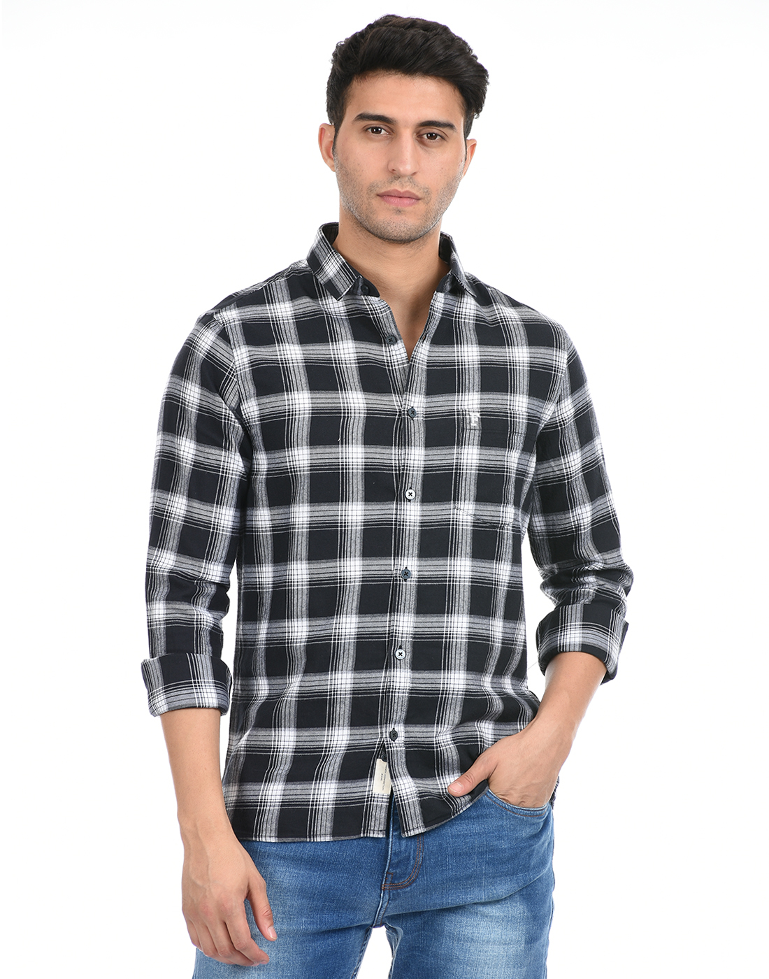 FCUK Men Black Shirt