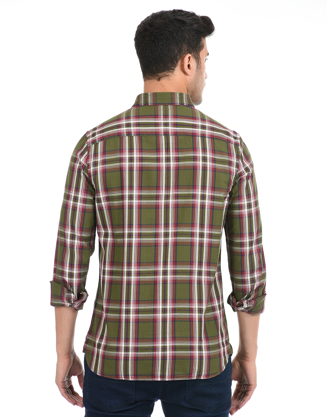 FCUK Men Green Shirt