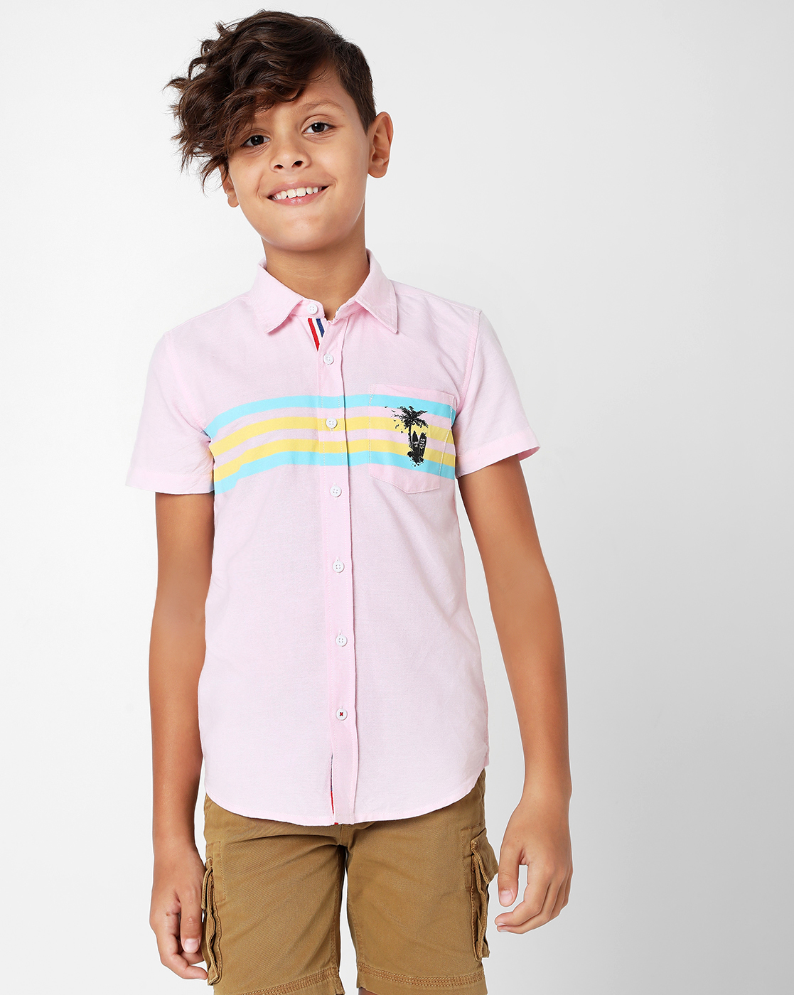 boys pink tee