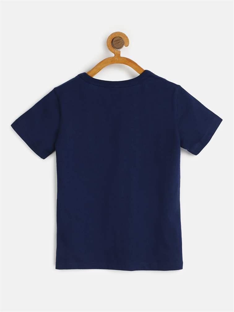 H by Hamleys Boys Graphic Print Navy T-Shirt