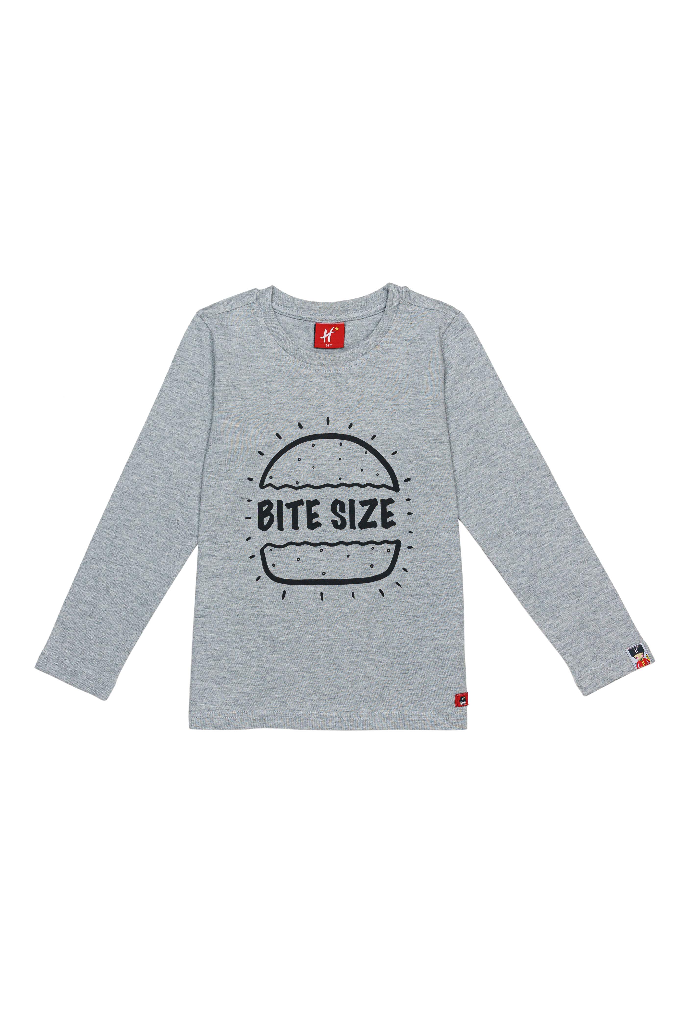 H by Hamleys Boys Graphic Print Grey T-Shirt