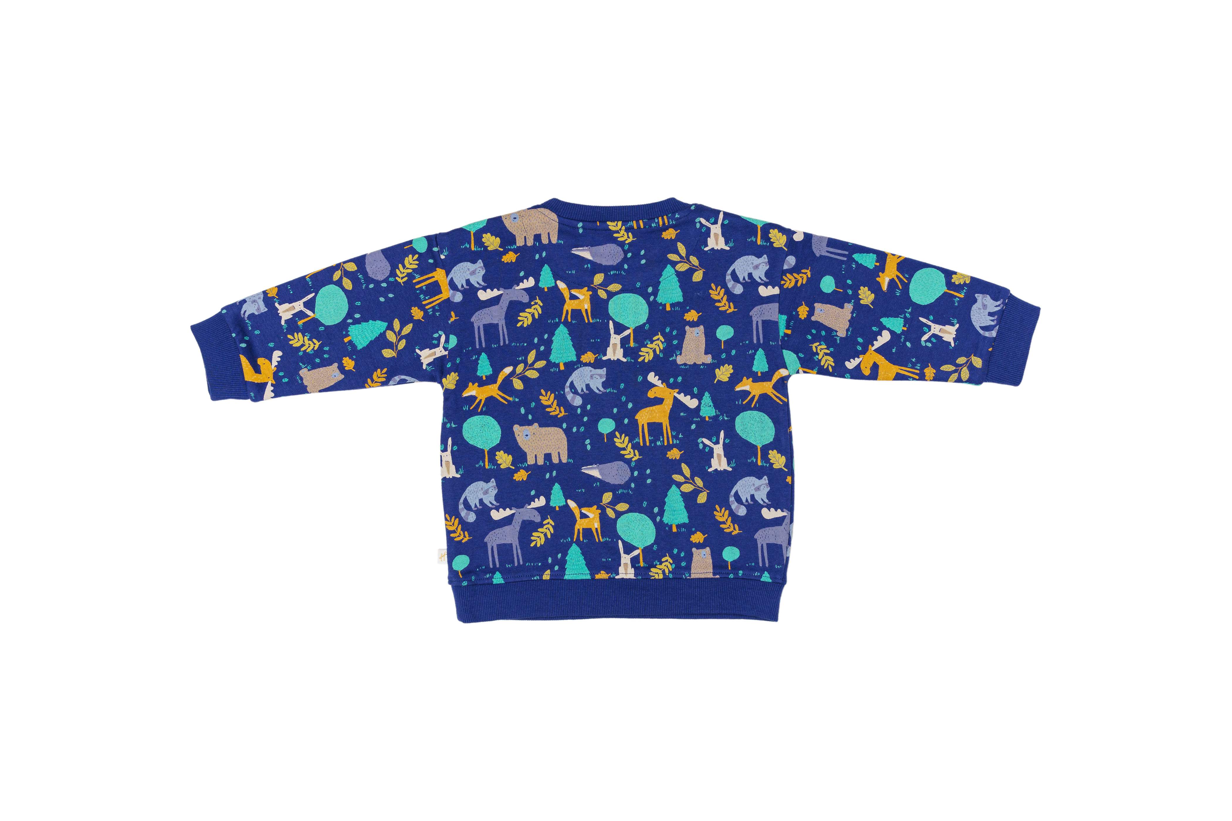 H by Hamleys Infant Boys Printed Navy Sweatshirt & Joggers Set