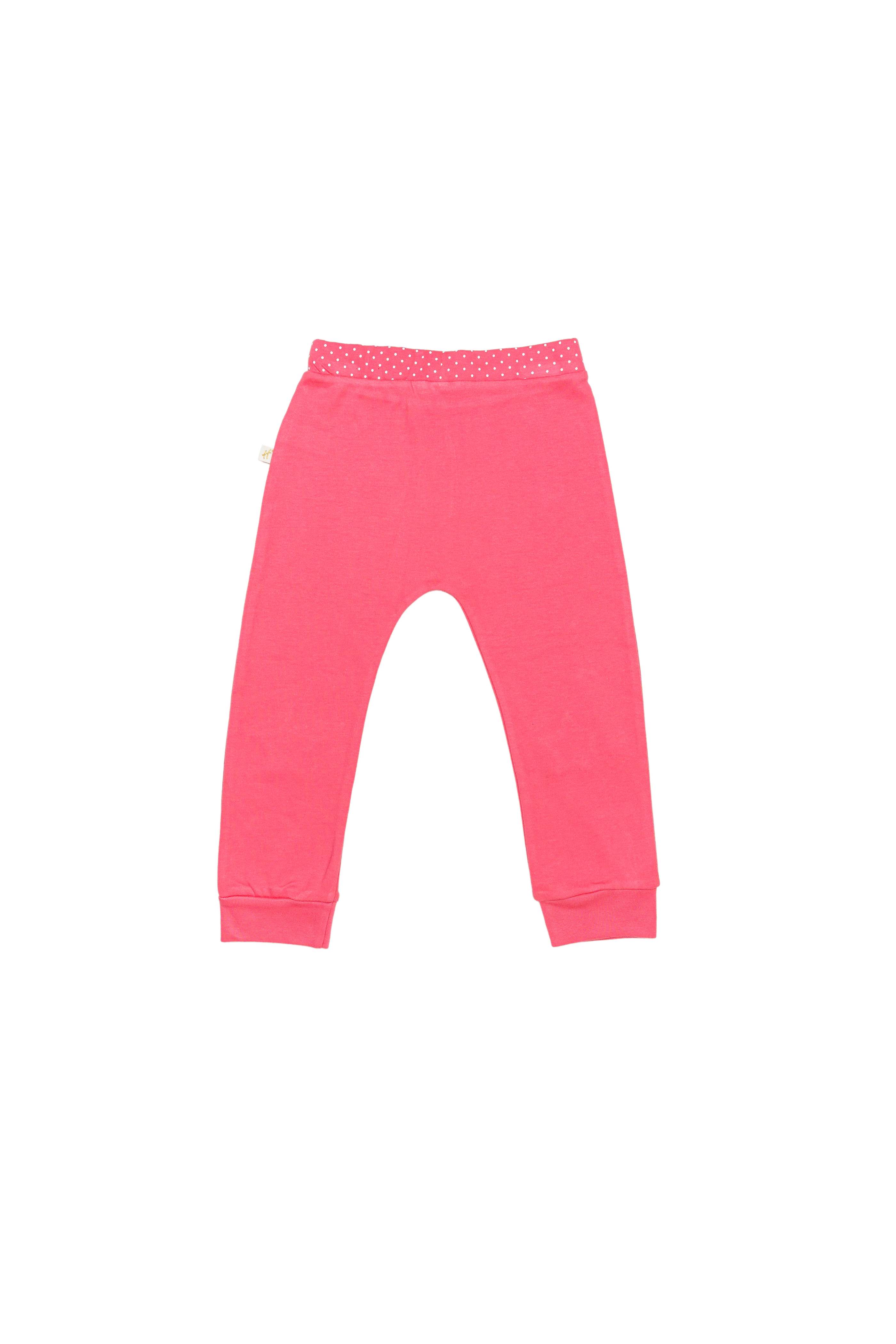 H by Hamleys Infant Girls Applique Pink Joggers