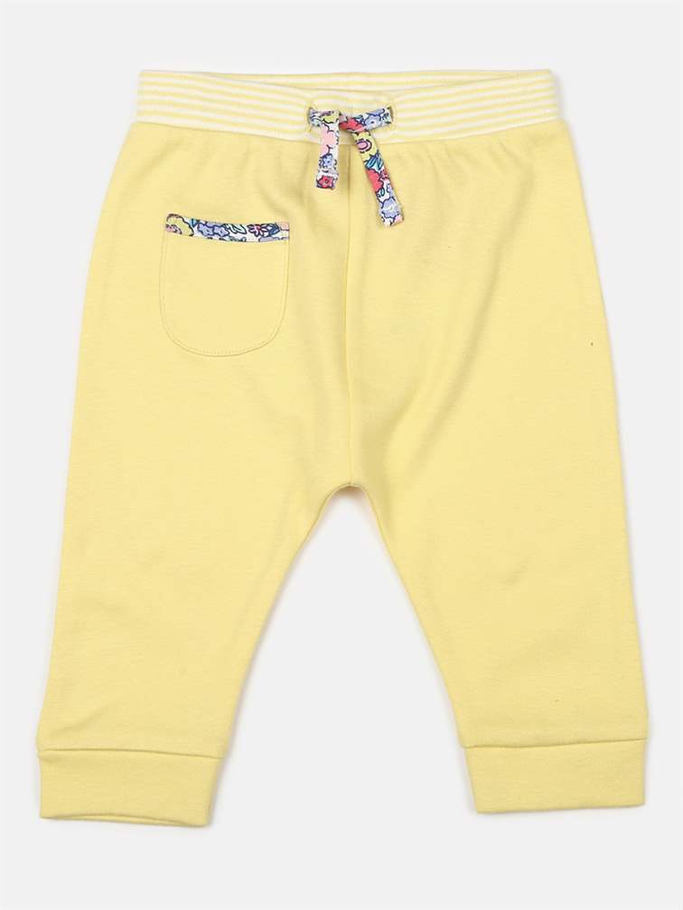 H by Hamleys Unisex Kids Applique Yellow Joggers