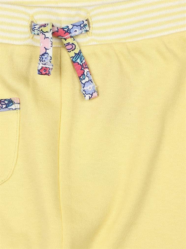 H by Hamleys Unisex Kids Applique Yellow Joggers