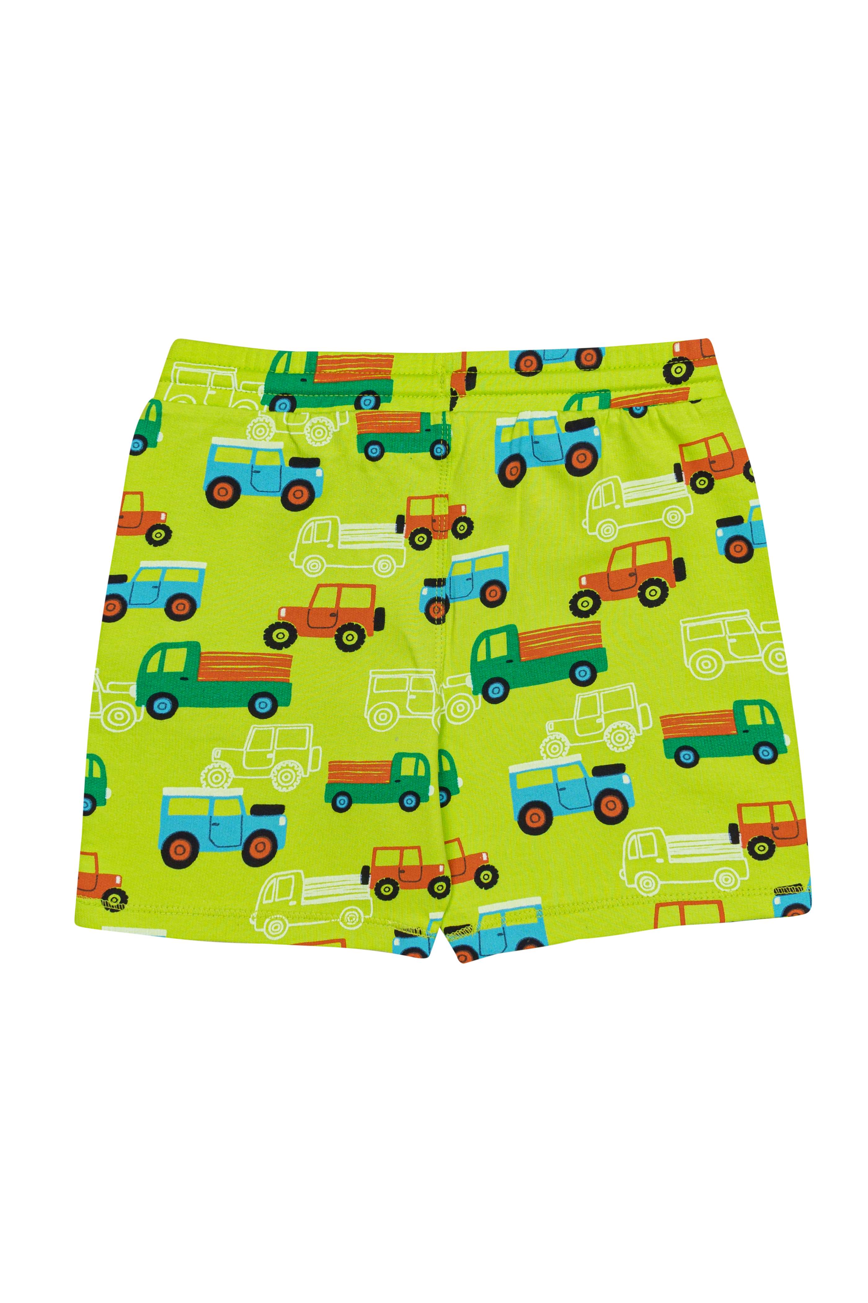 H by Hamleys Boys Printed Green Basic Shorts