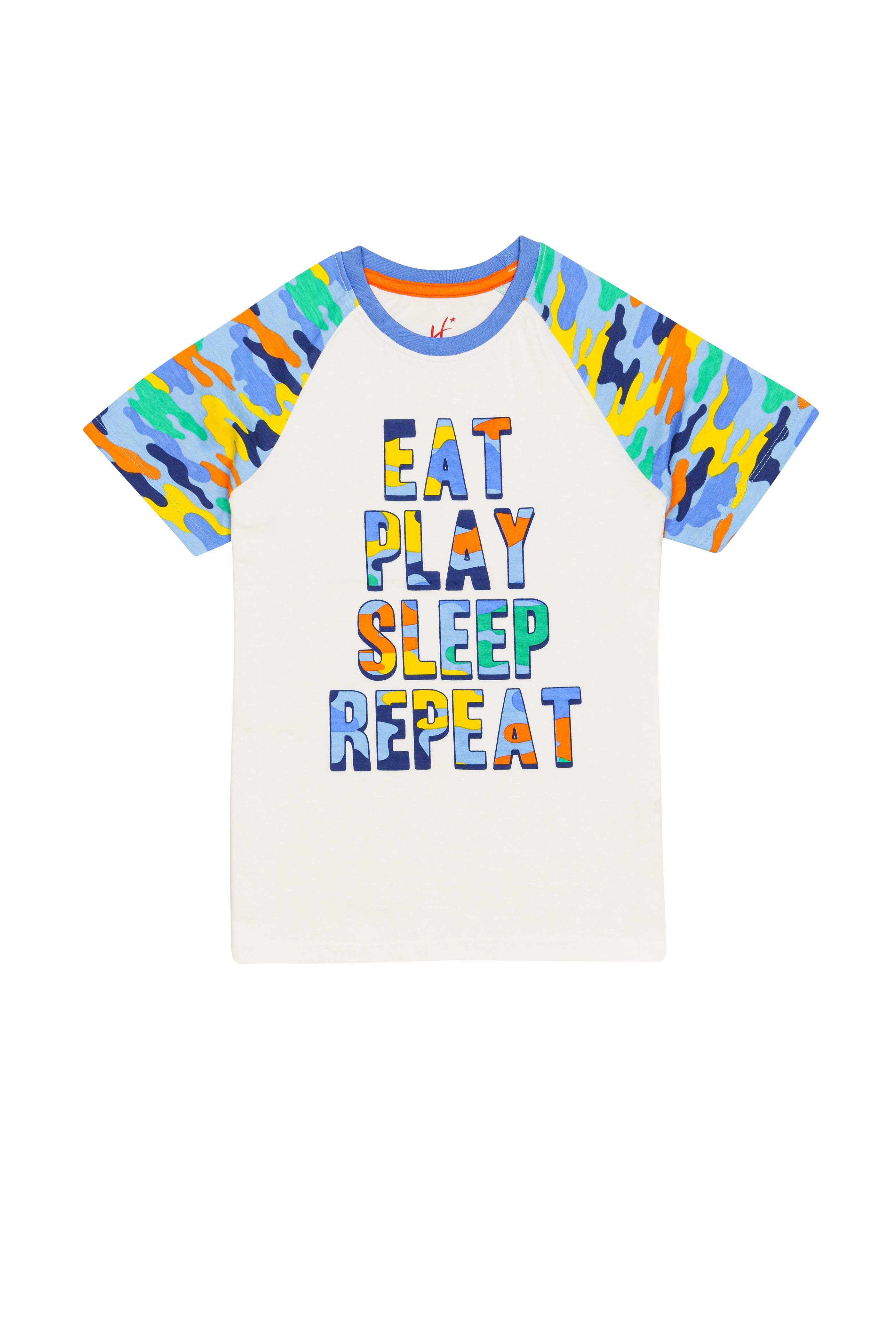 H by Hamleys Boys Printed Multicolor T-Shirt & Shorts Set