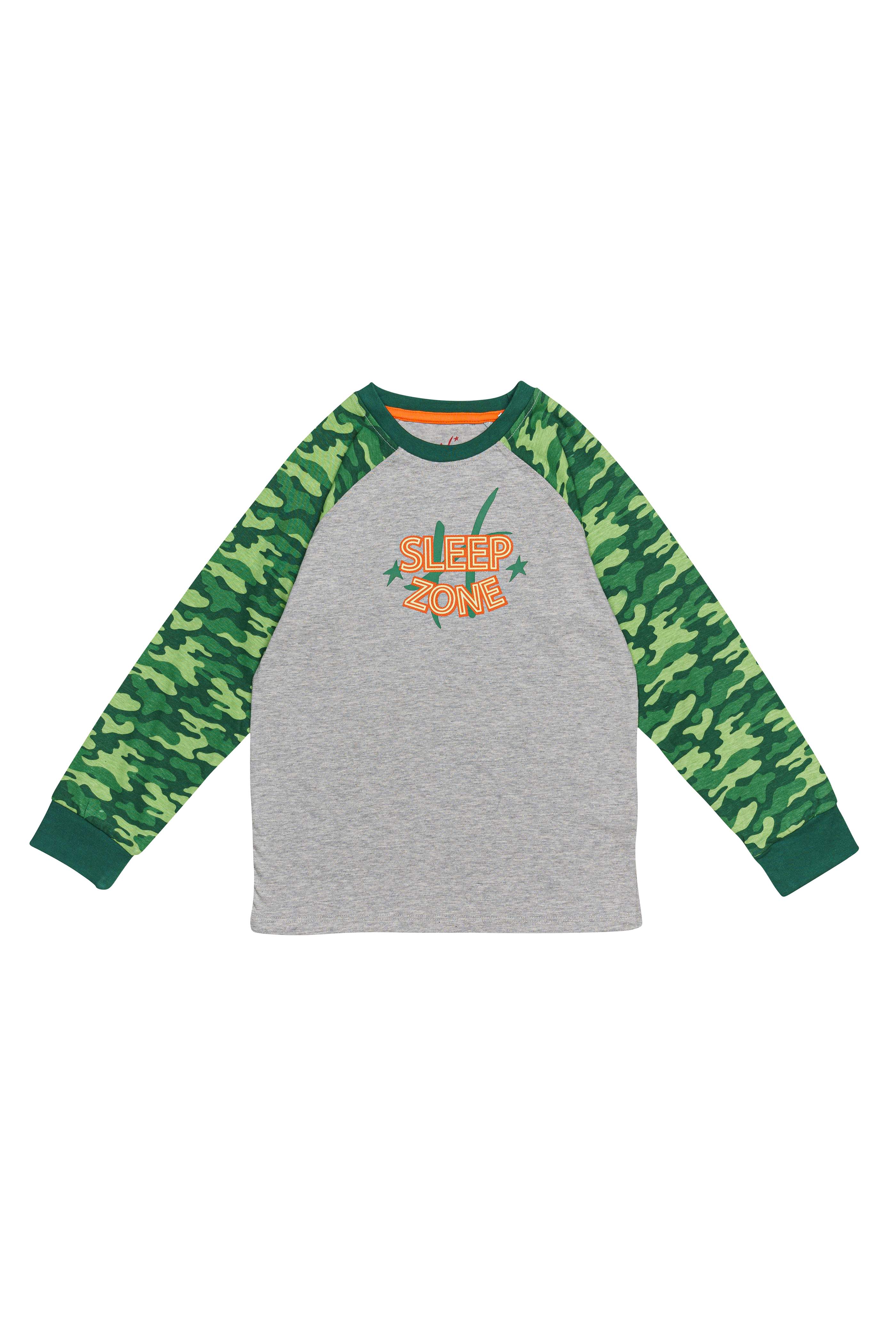 H by Hamleys Boys Camouflage Green T-Shirt & Joggers Set