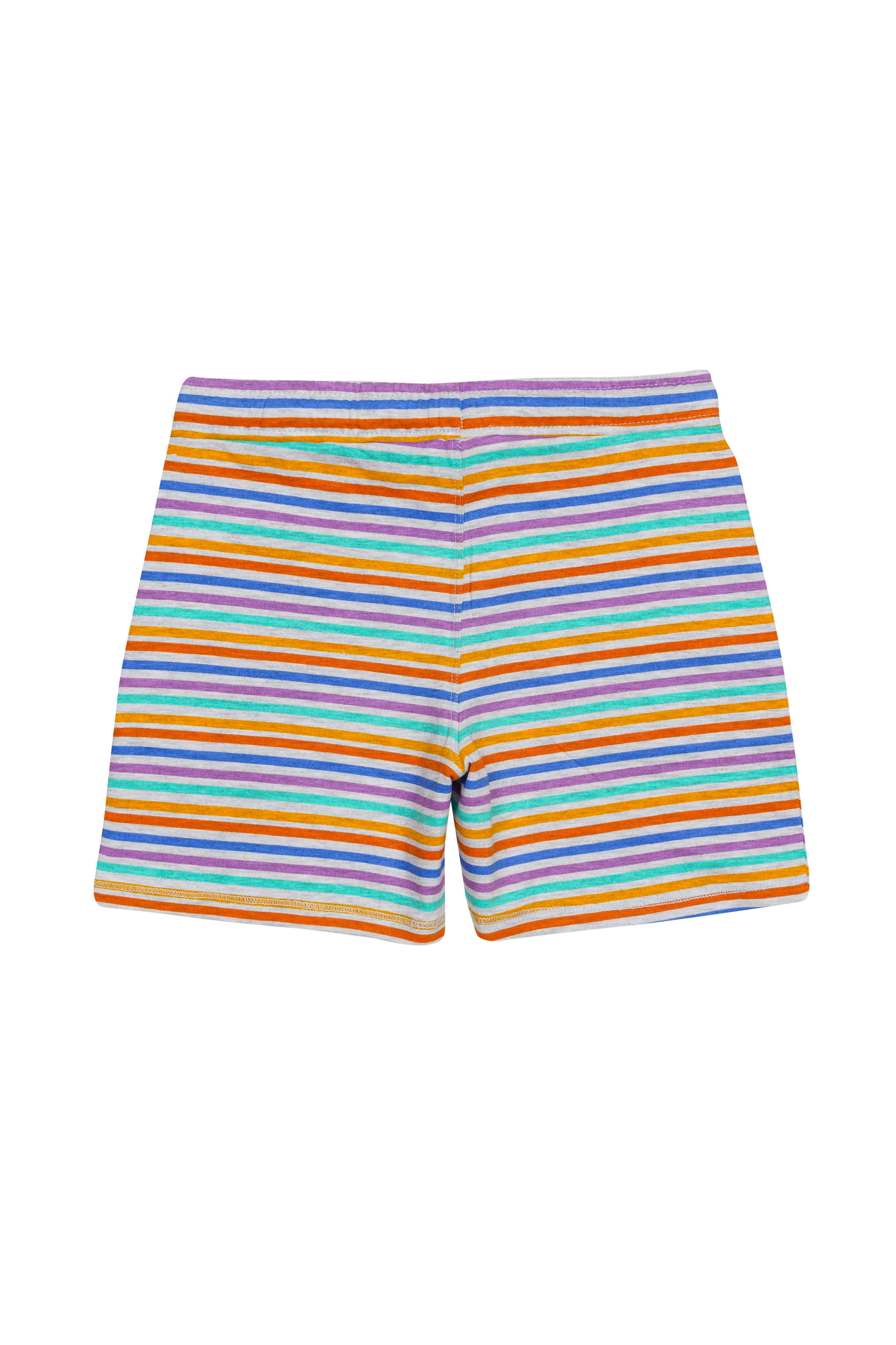 H by Hamleys Boys Striped Multicolor Basic Shorts