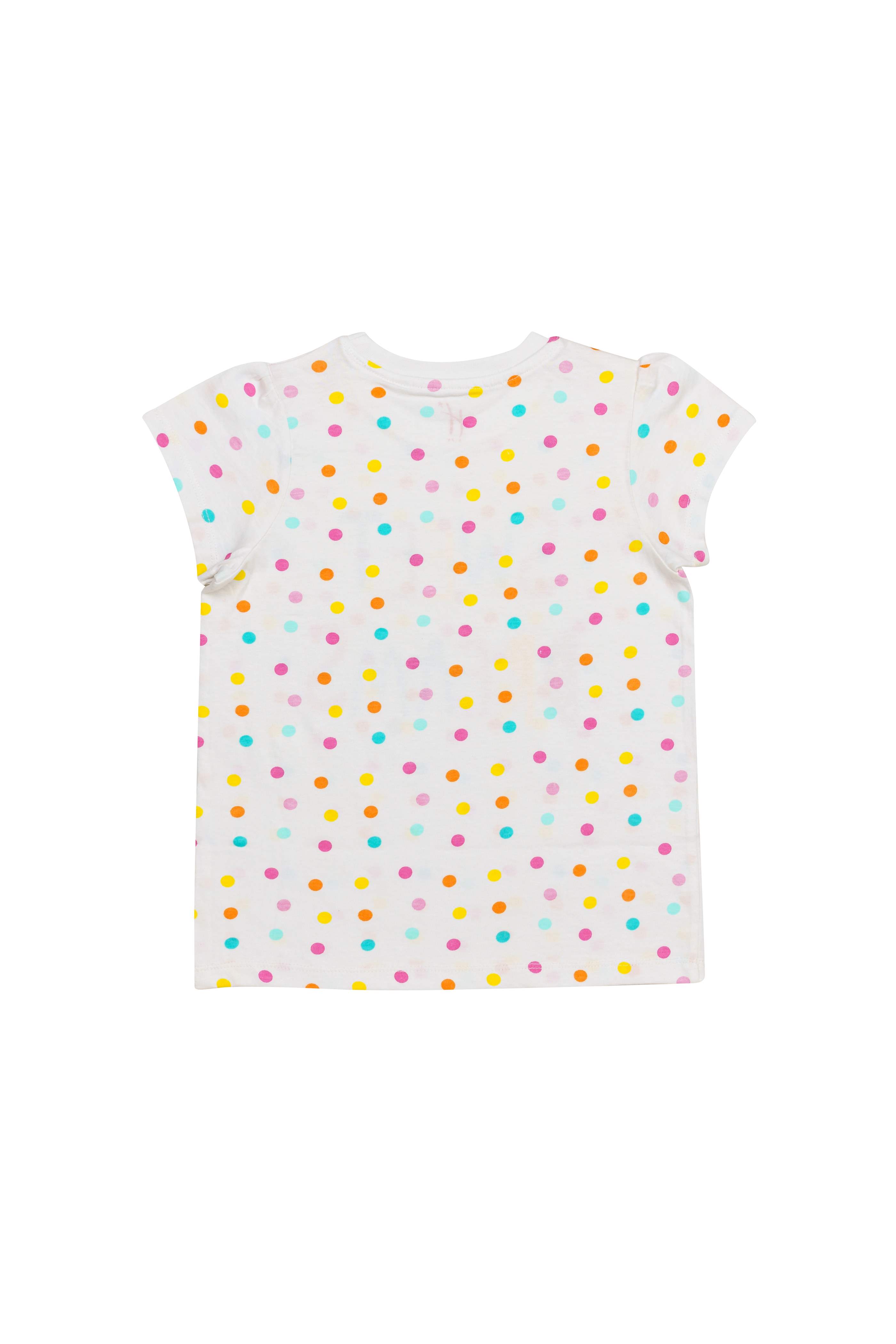 H by Hamleys Girls Printed Multicolor T-Shirt & Shorts Set