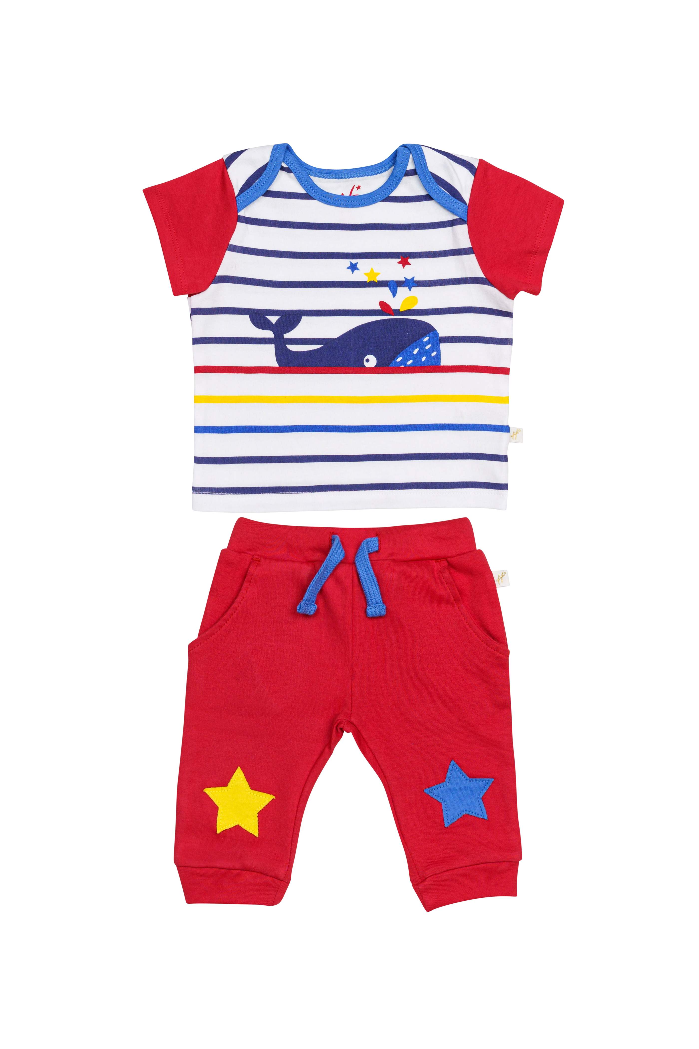 H by Hamleys Unisex Kids Printed Multicolor T-Shirt & Joggers Set