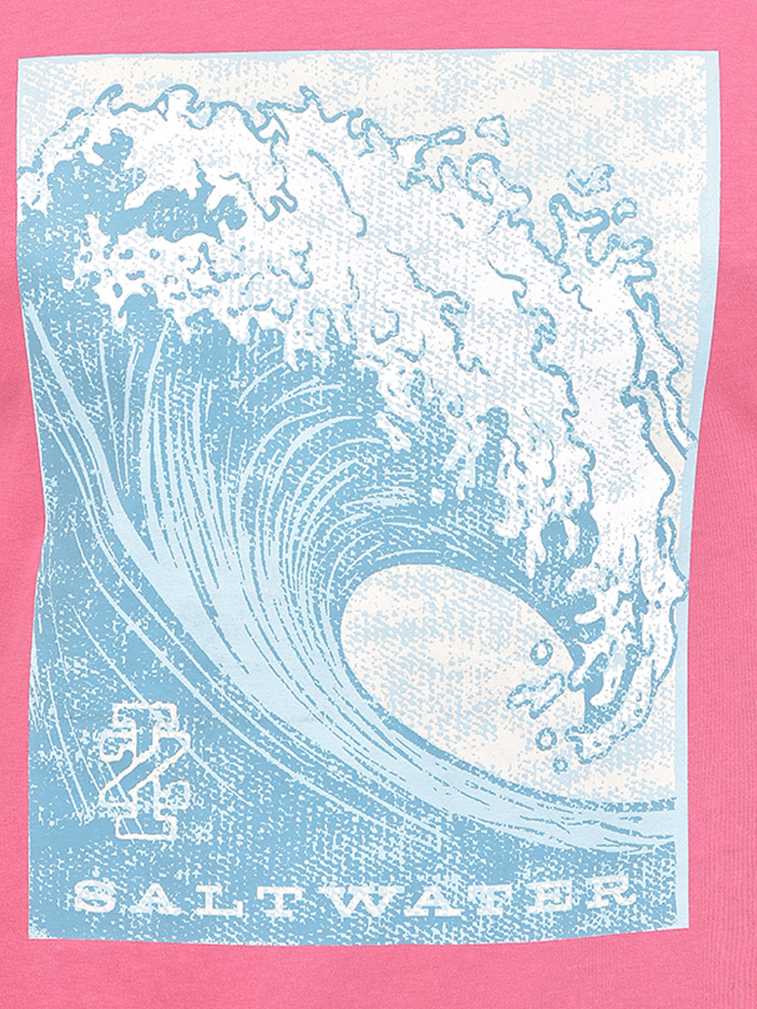 Izod Men's Printed Pink Round Neck T-Shirt