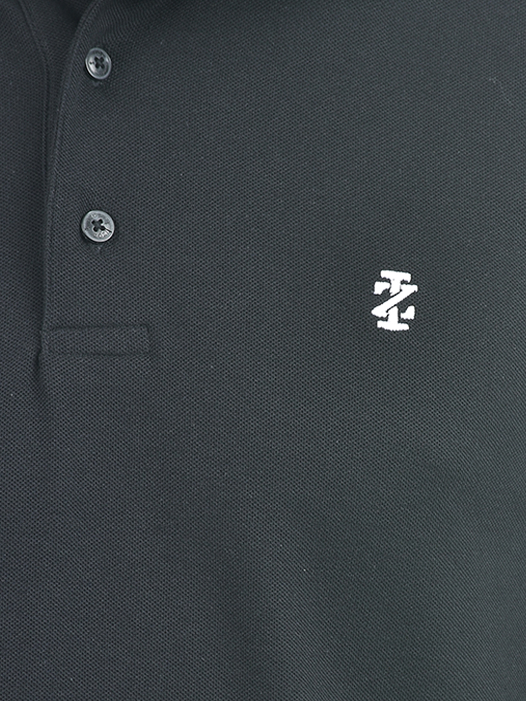 Izod Men's Solid Black Polo T-Shirt