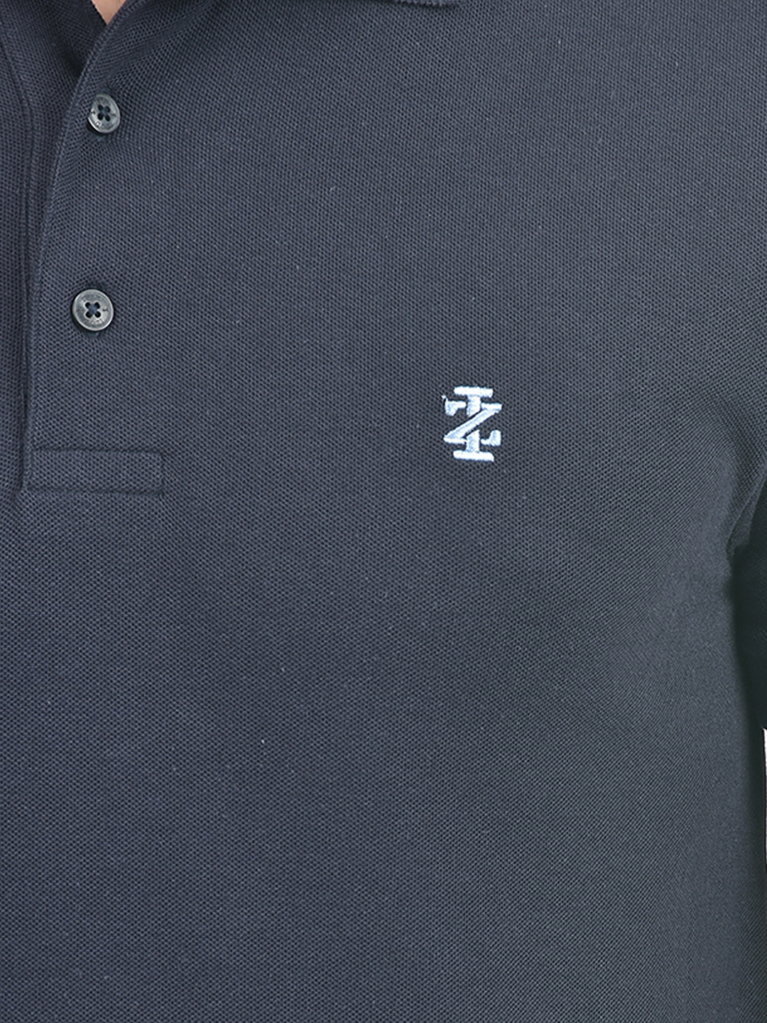 Izod Men's Solid Navy Polo T-Shirt