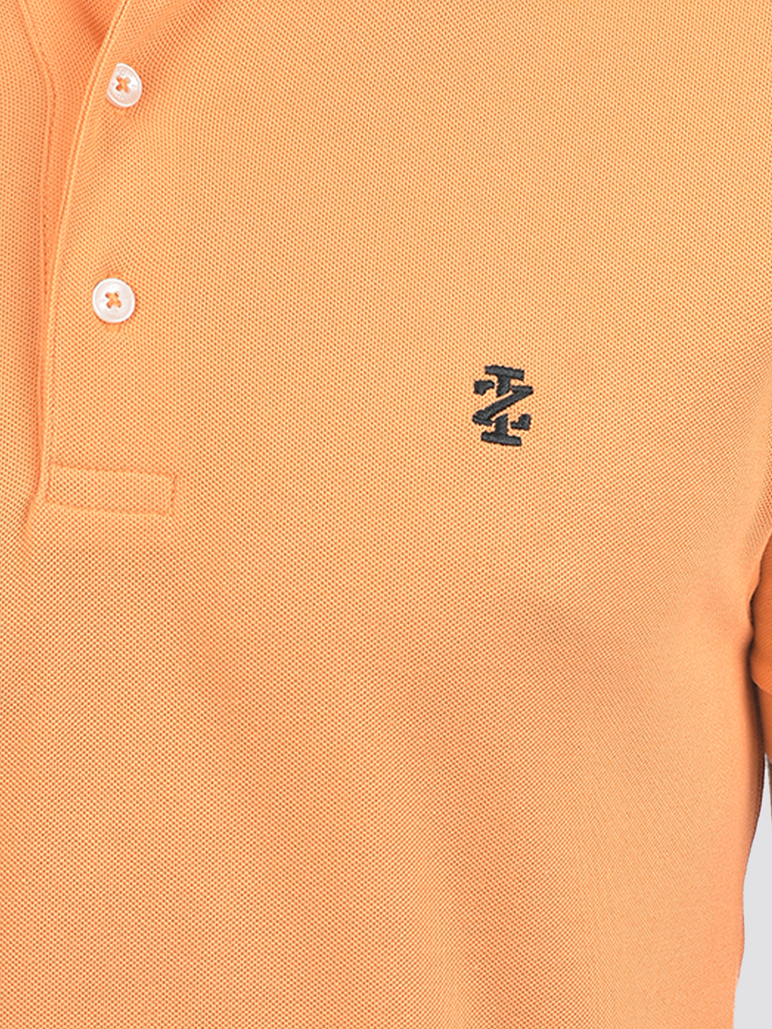 Izod Men's Solid Orange Polo T-Shirt