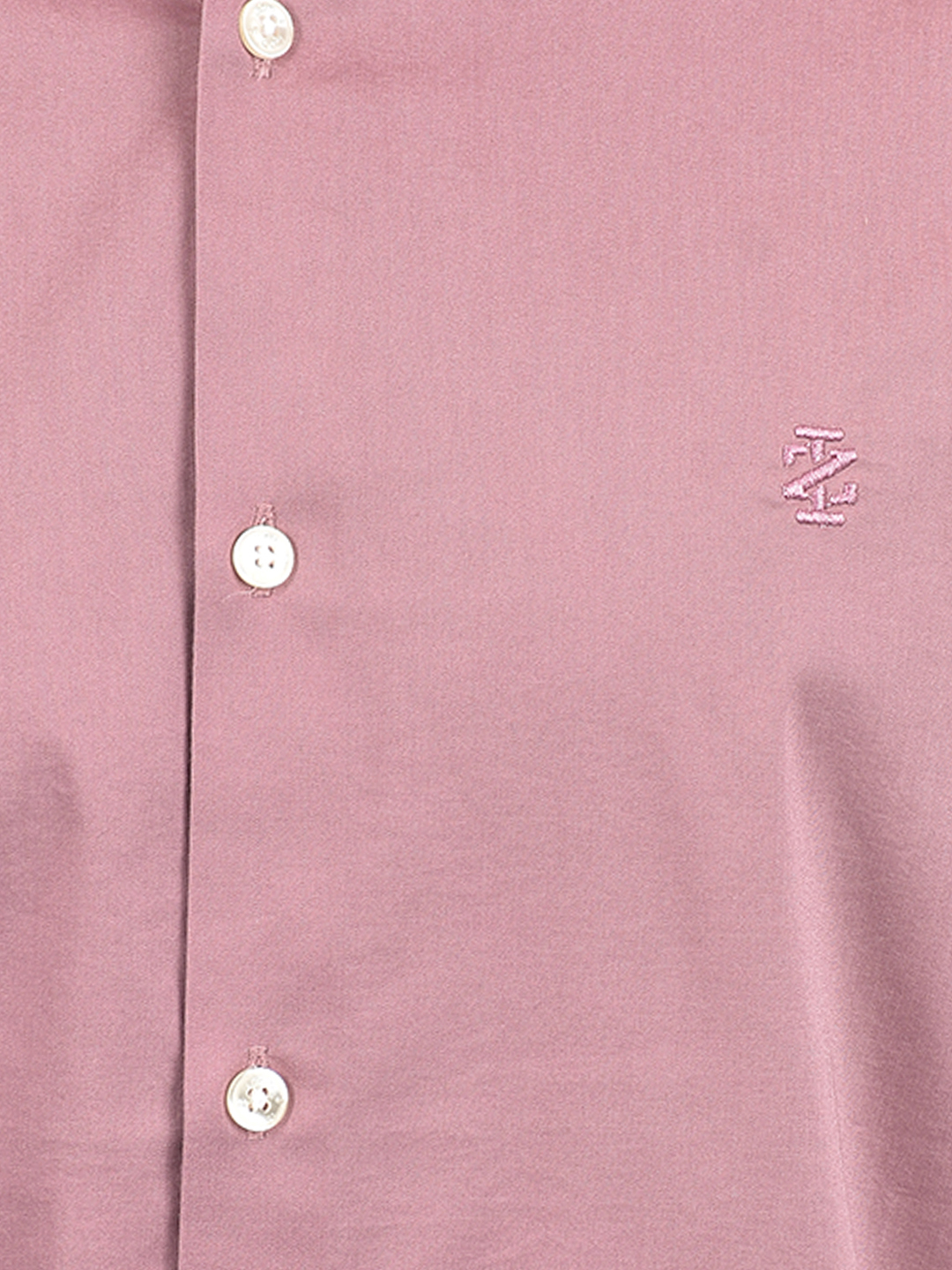 Izod Men's Full Sleeve Solid Purple Shirt