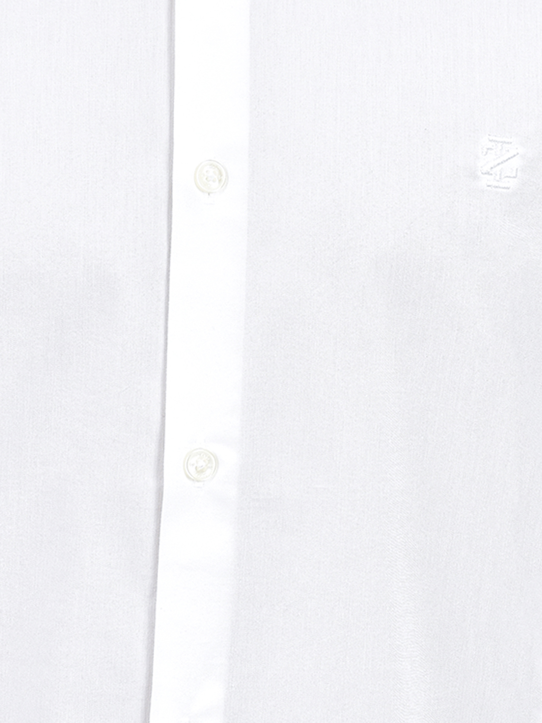 Izod Men's Full Sleeve Solid White Shirt