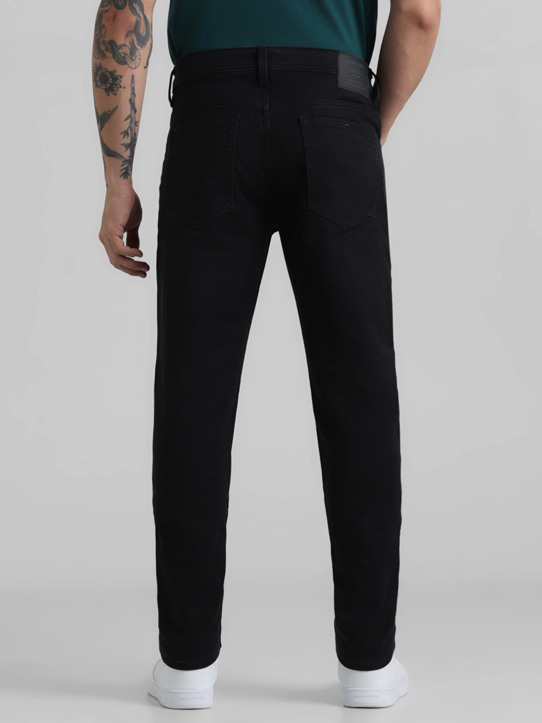 Jack & Jones Men Solid Black Jeans