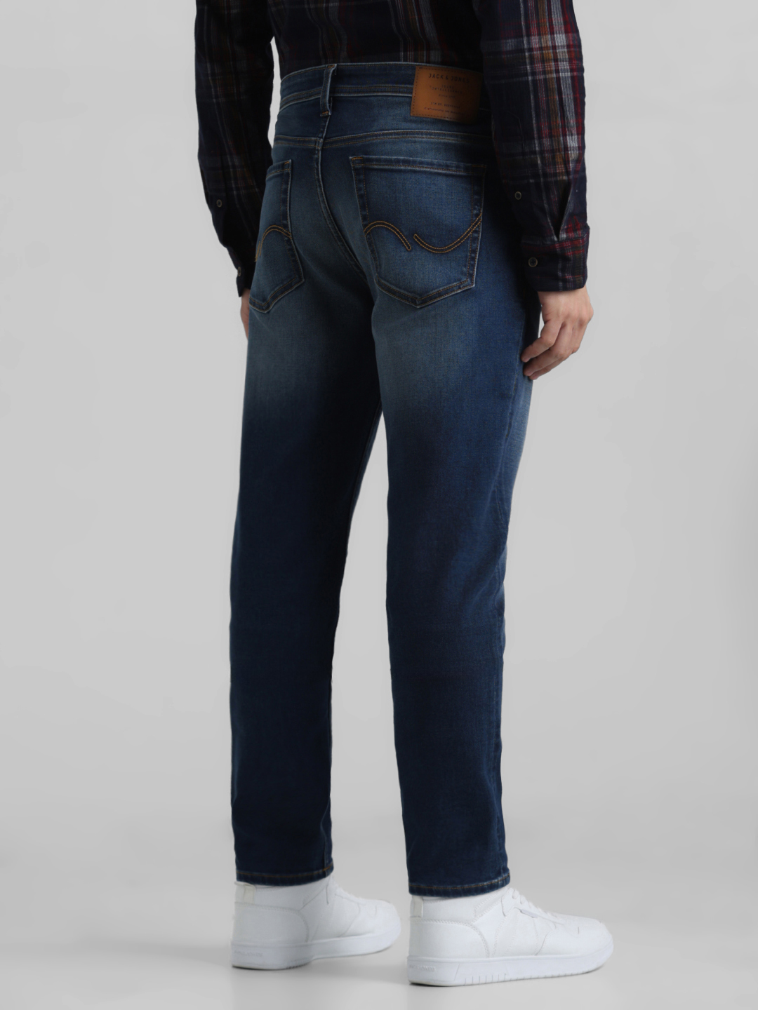 Jack & Jones Men Solid Blue Jeans