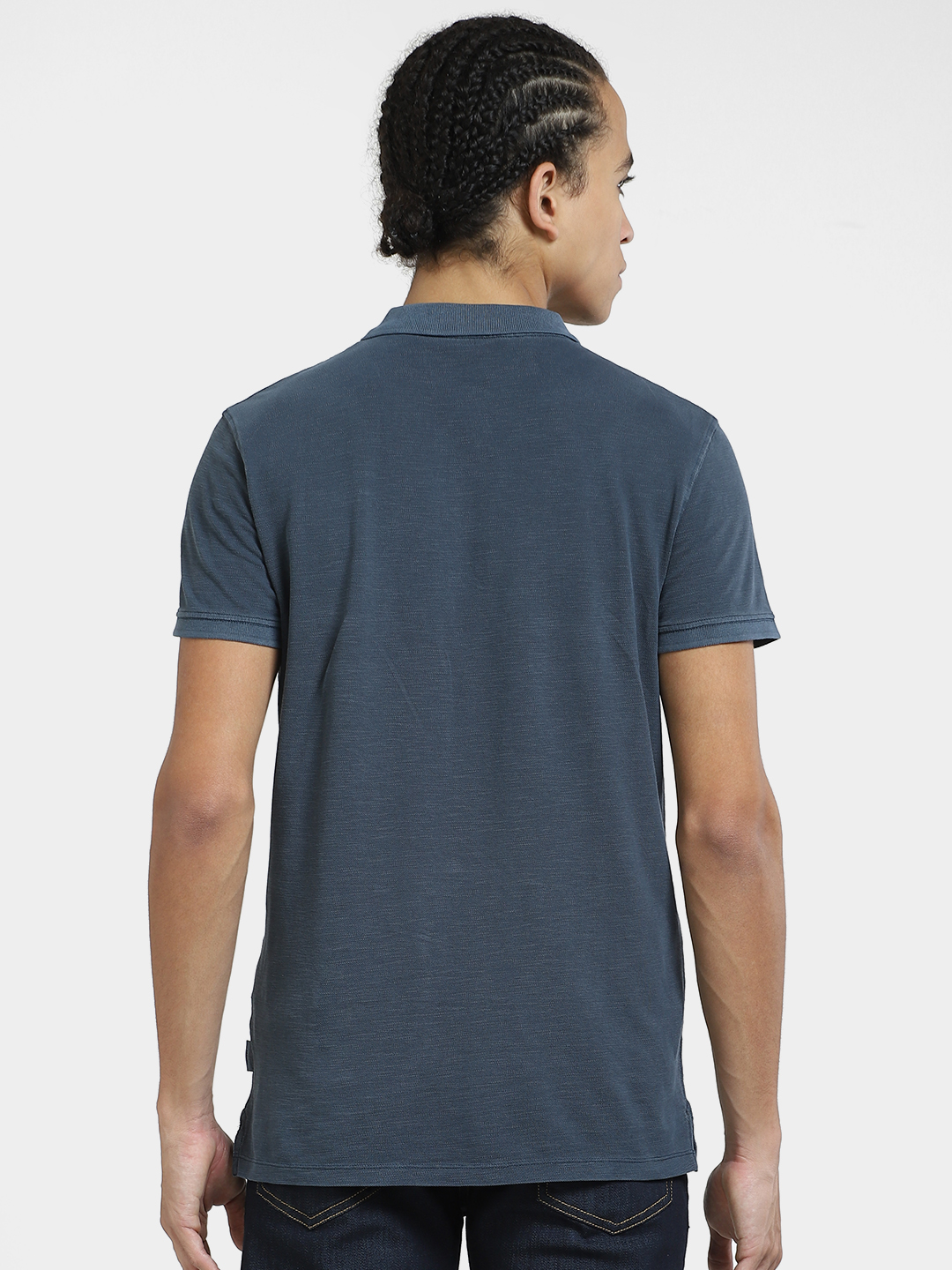Jack & Jones Men Applique Navy T-Shirt