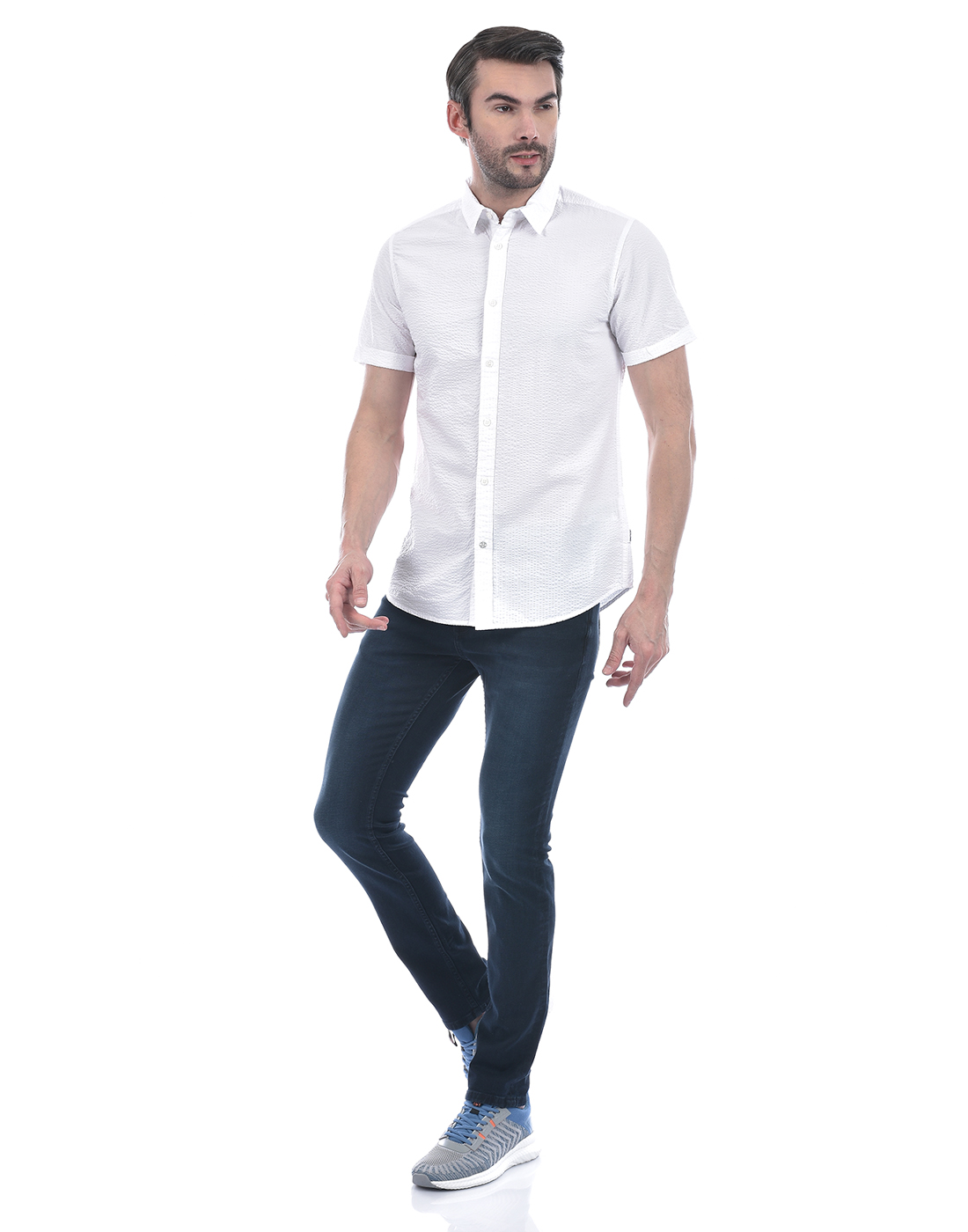 Jack & Jones Men's Skinny Fit Light Fade Blue Jeans