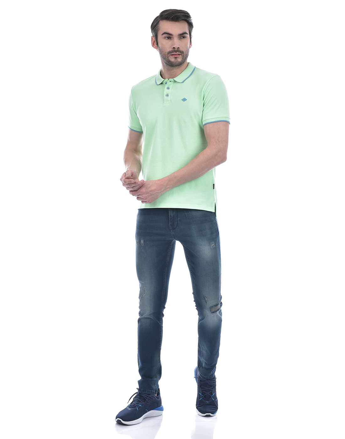 Jack & Jones Men Solid Blue Jeans