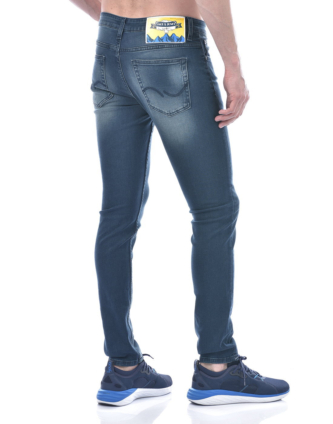 Jack & Jones Men Solid Blue Jeans