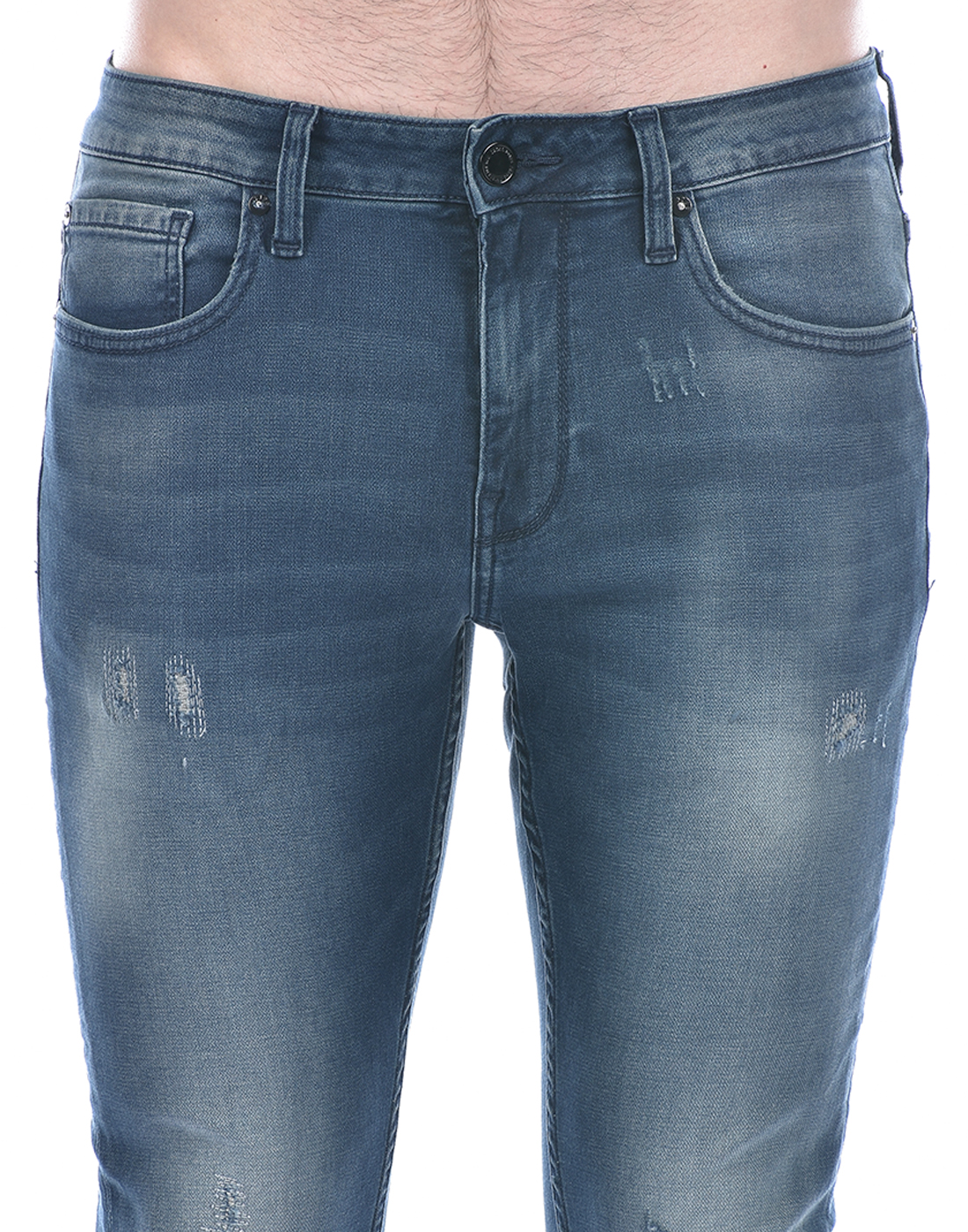 Jack & Jones Men Solid Blue Jeans