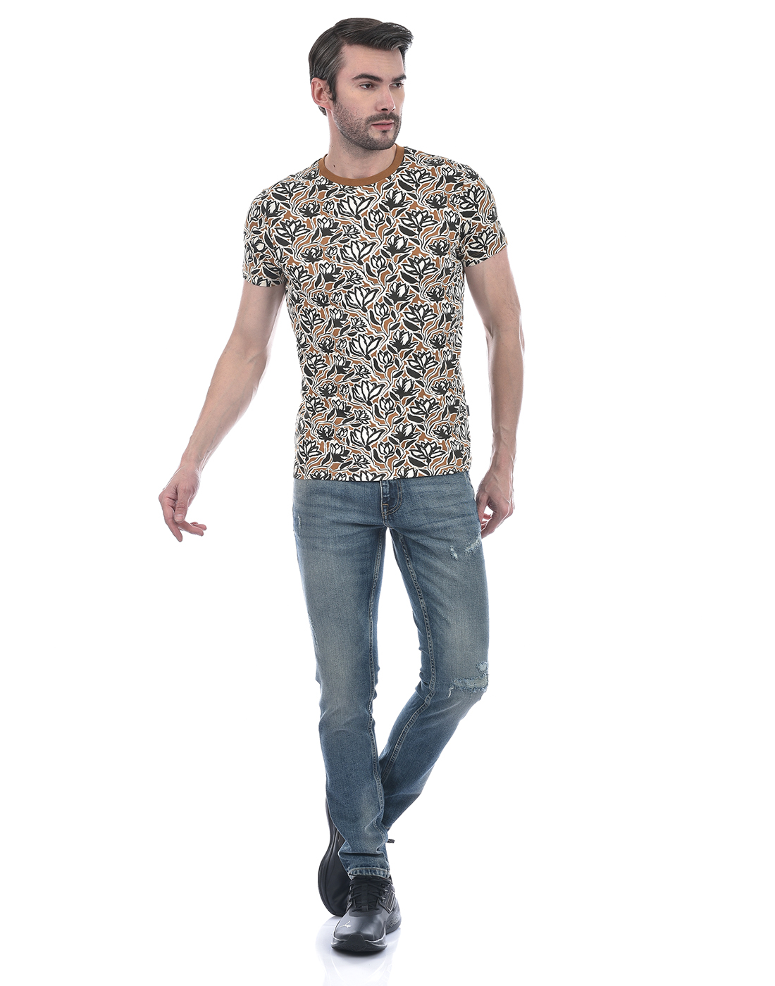 Jack & Jones Men Solid Blue Jeans