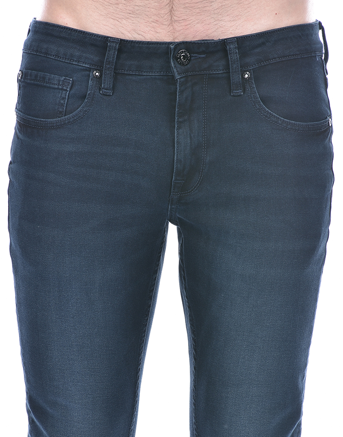 Jack & Jones Men Solid Dark Blue Jeans