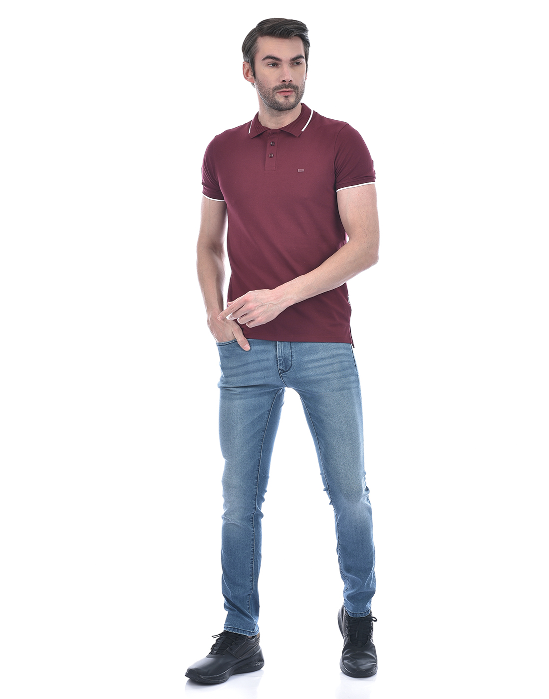 Jack & Jones Men Solid Blue Jeans