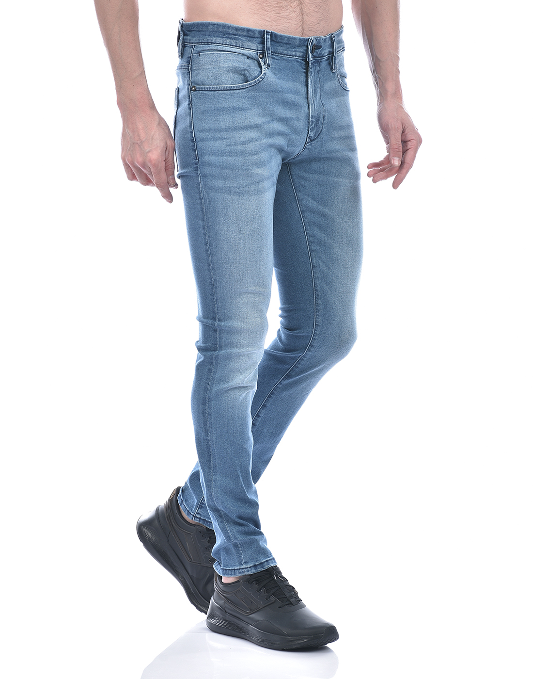 Jack & Jones Men Solid Blue Jeans