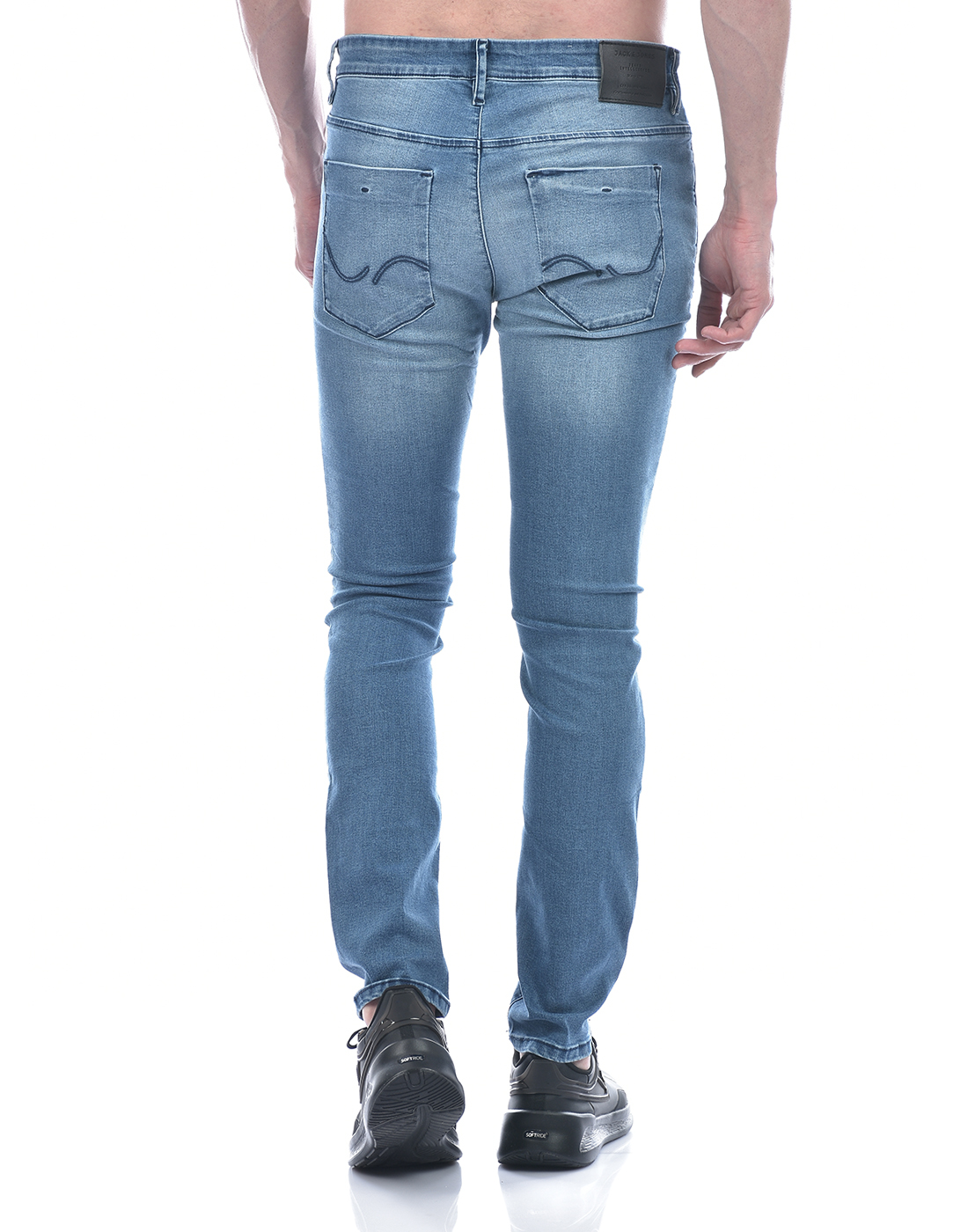 Jack & Jones Men Solid Blue Jeans