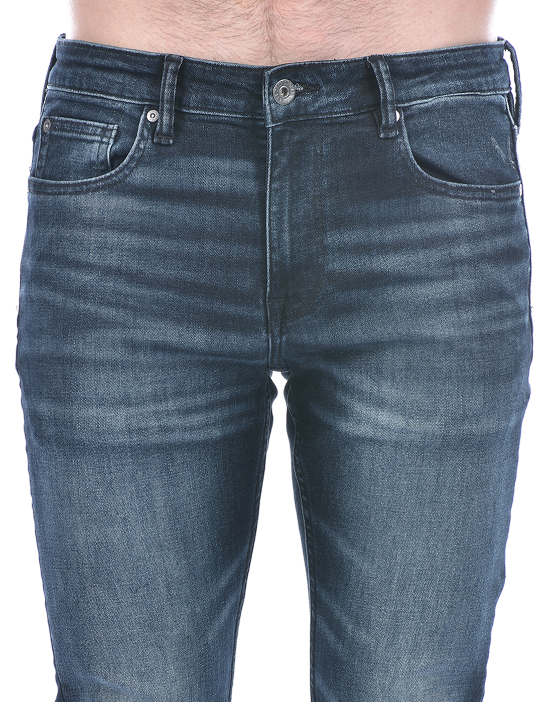 Jack & Jones Men Solid Dark Blue Jeans