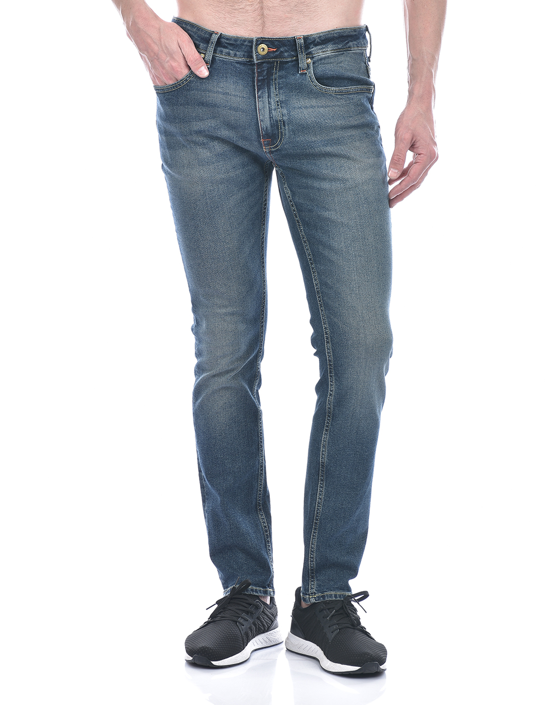 Jack & Jones Men Solid Blue Jeans