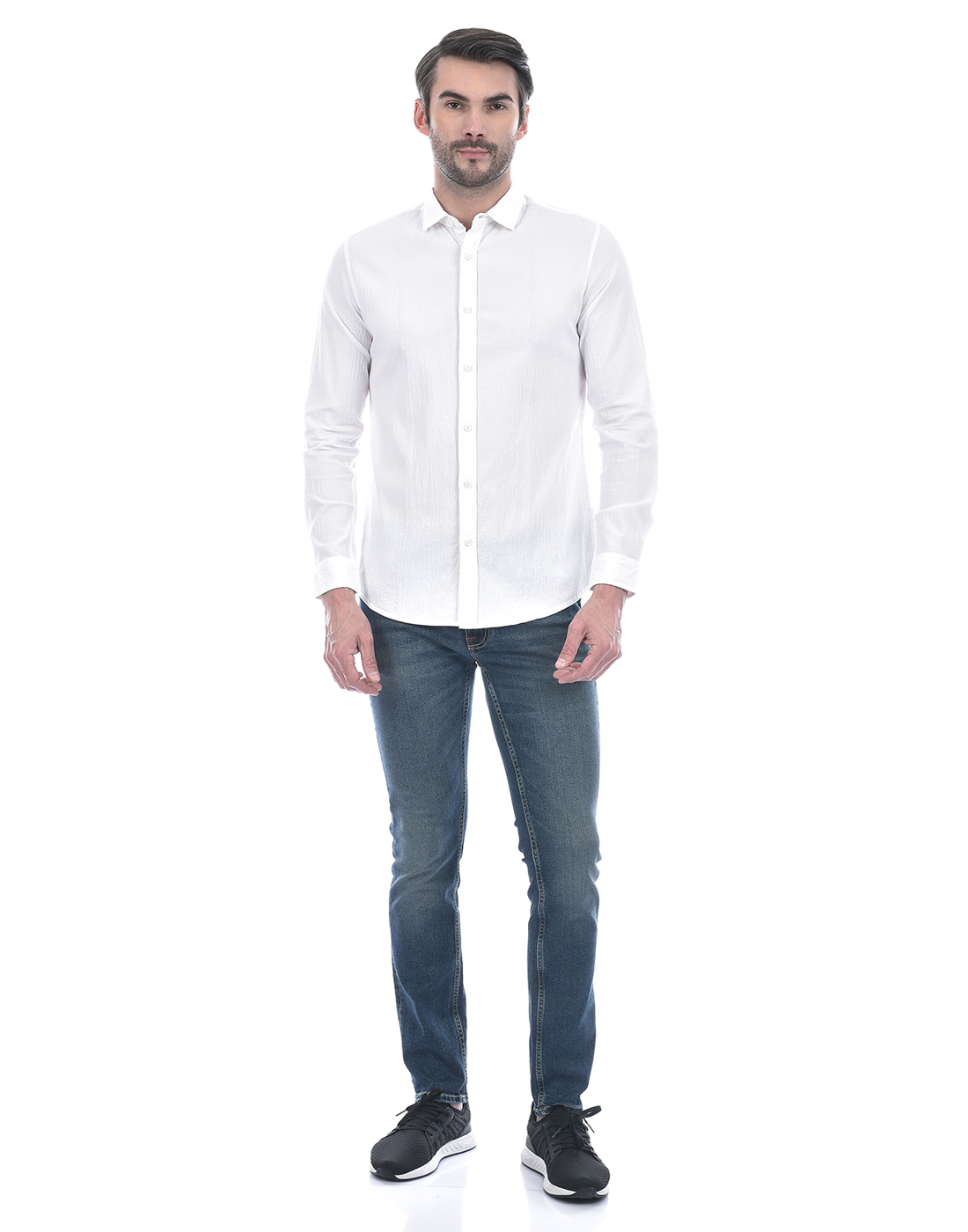 Jack & Jones Men's Skinny Fit Faded  Blue Jeans