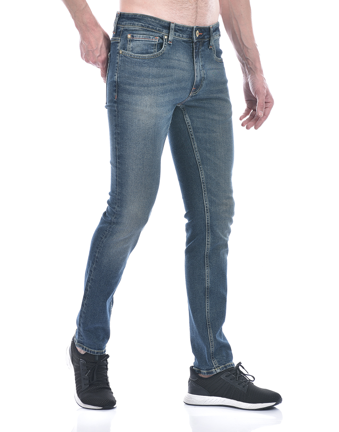 Jack & Jones Men's Skinny Fit Faded  Blue Jeans