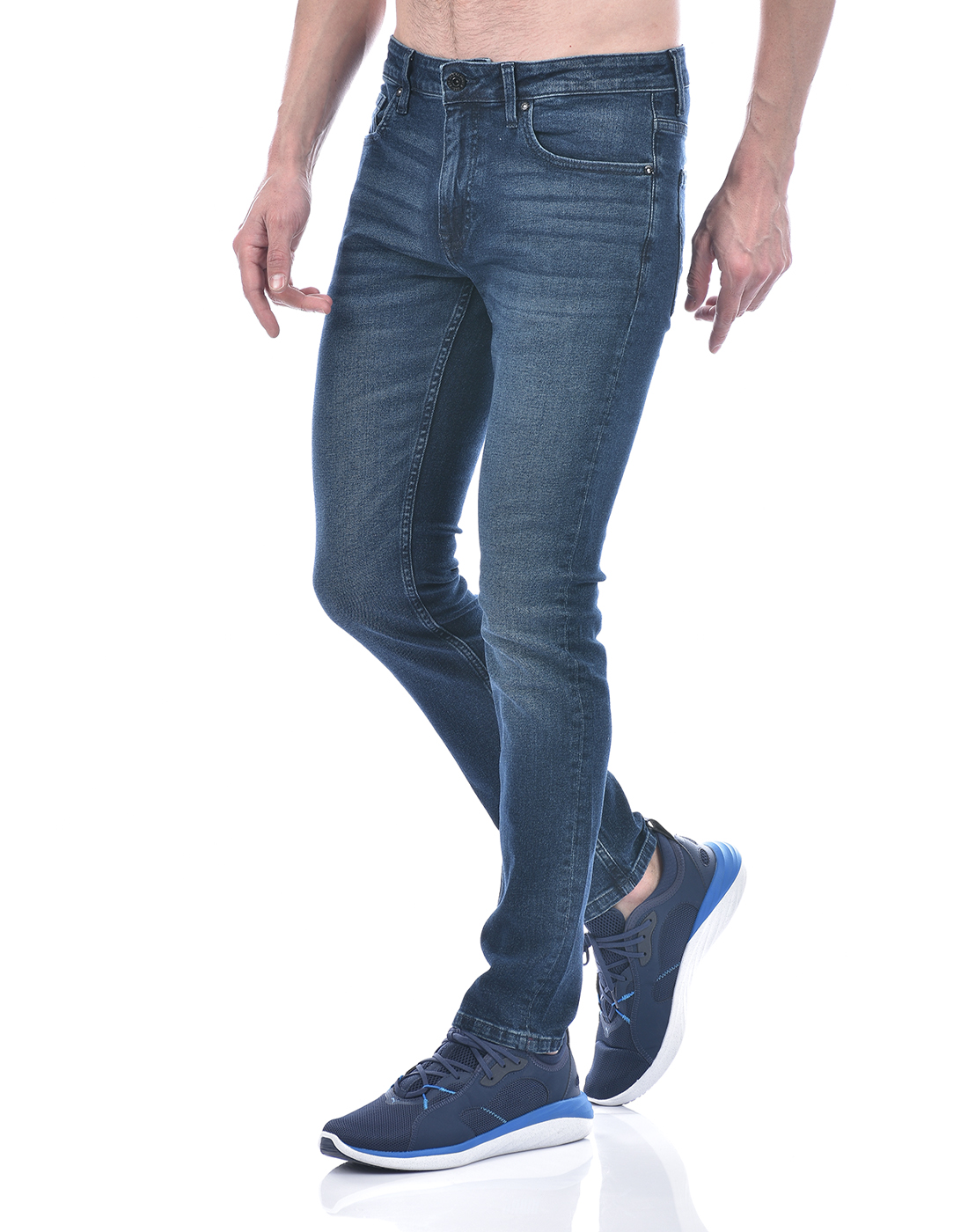 Jack & Jones Men's Skinny Fit Light Fade Blue Jeans