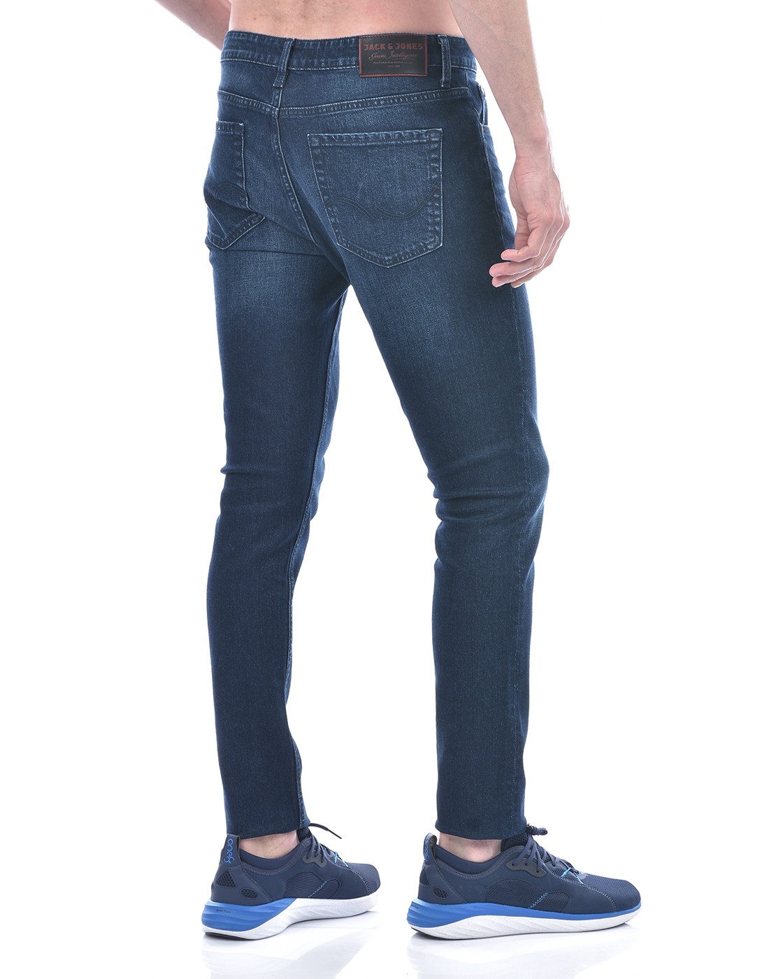 Jack & Jones Men Solid Dark Blue Jeans