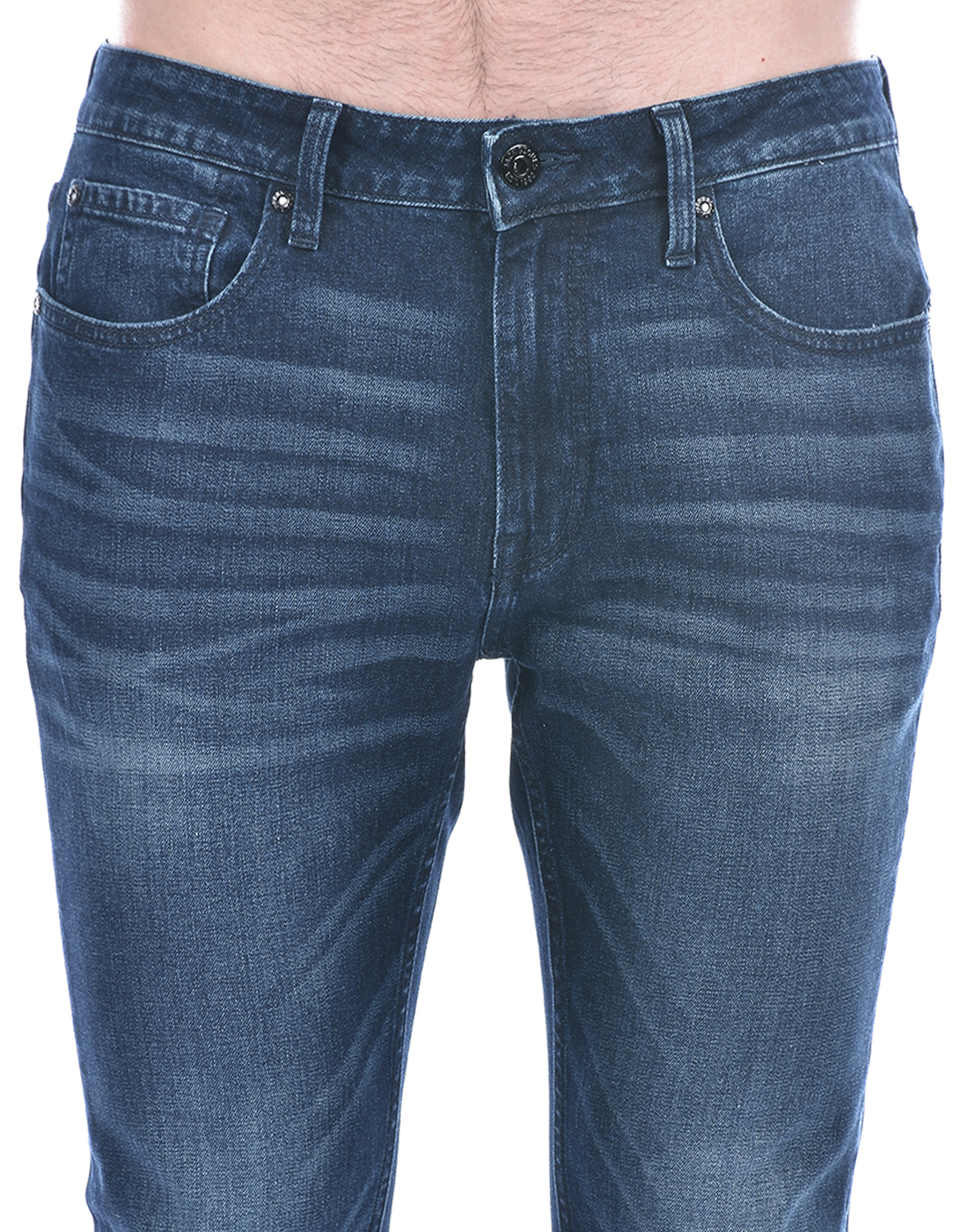 Jack & Jones Men Solid Dark Blue Jeans