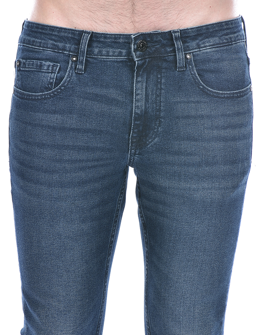 Jack & Jones Men Solid Dark Blue Jeans
